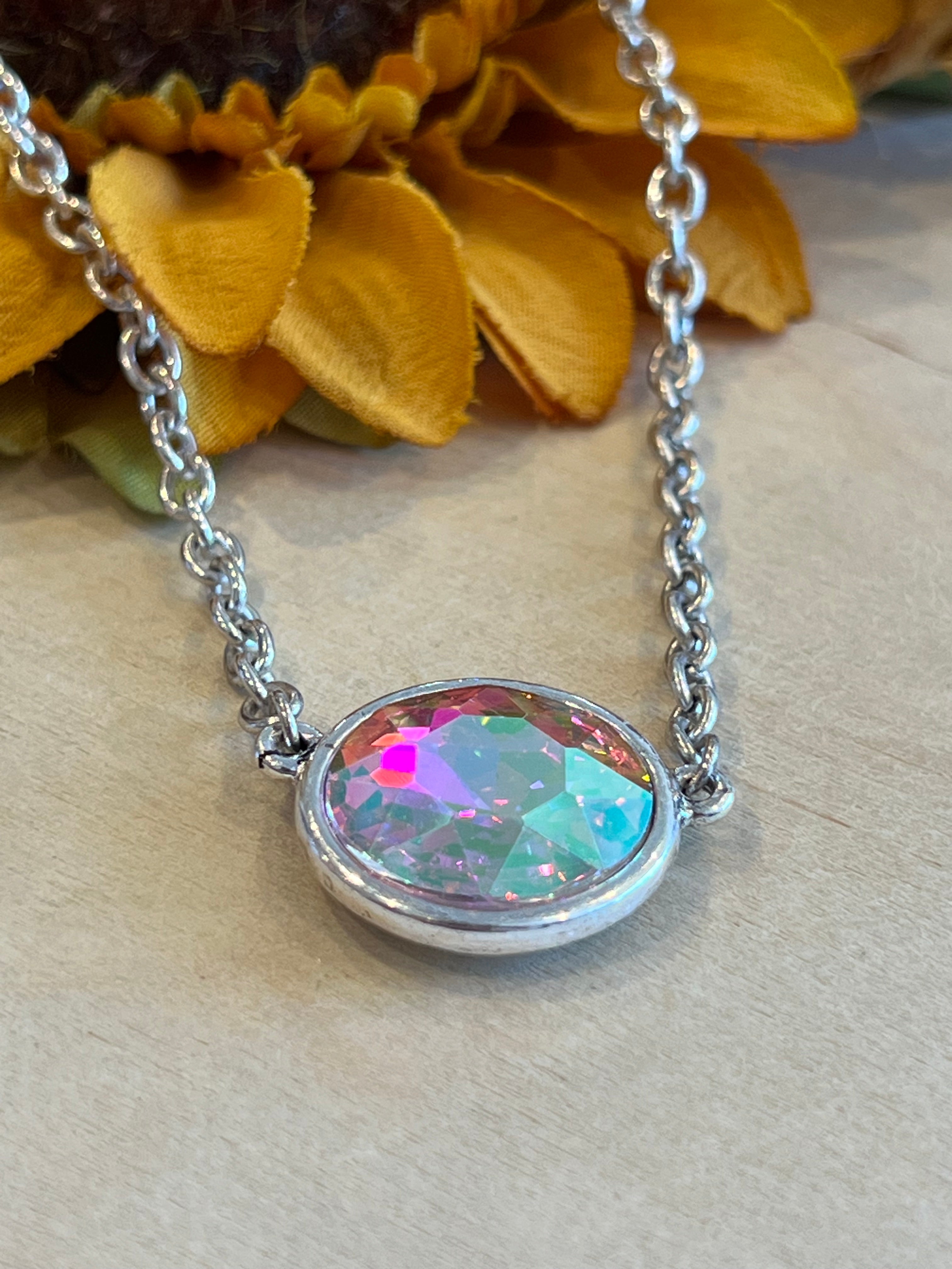 Circle Sparkle Necklace