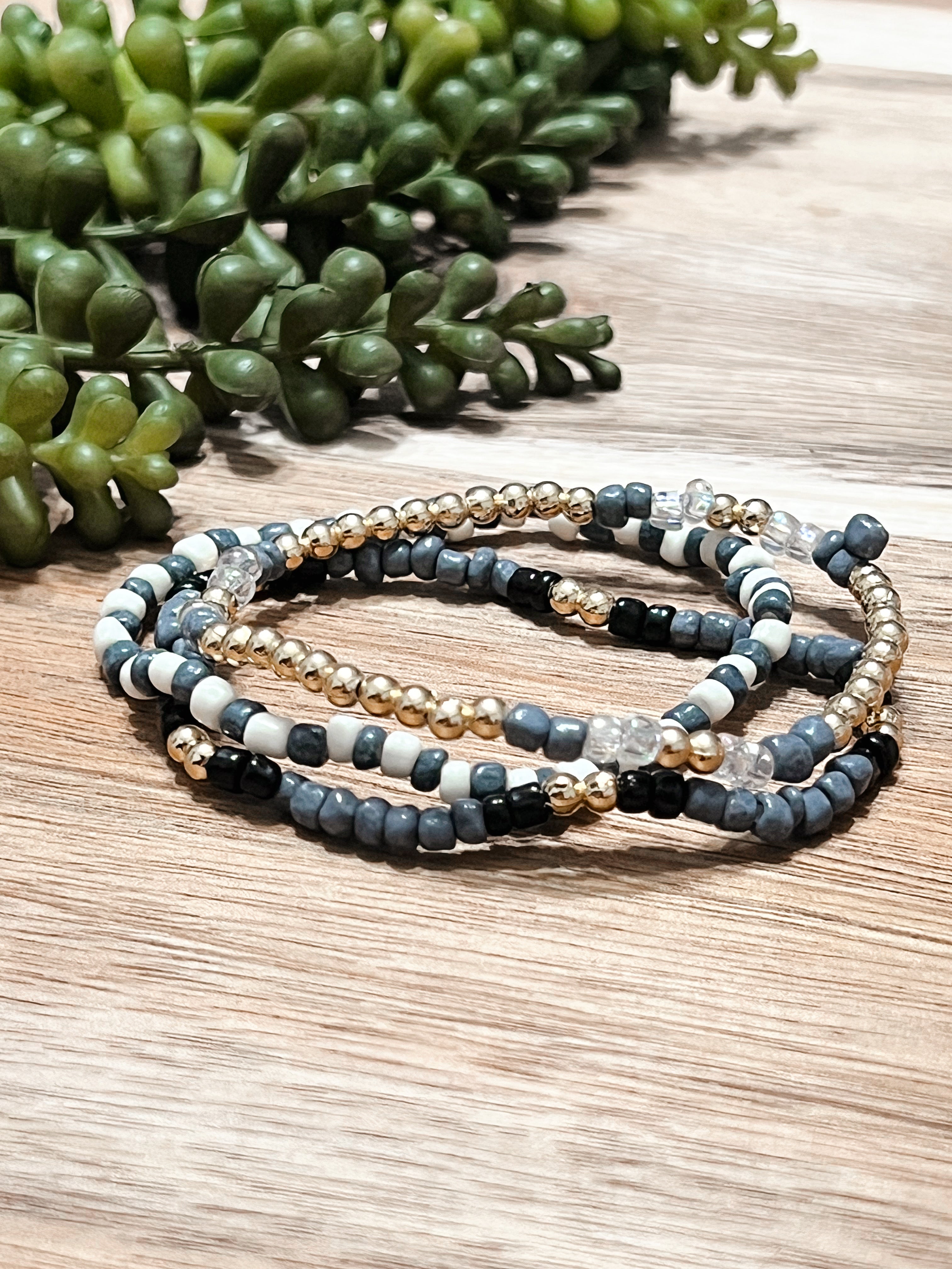 Blue Moon Trio Set Bracelet