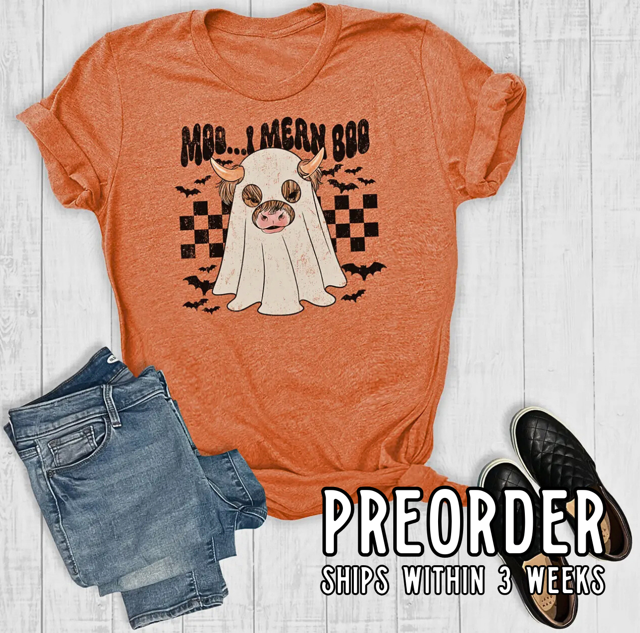 *Preorder* Moo…I Mean Boo Graphic Tee