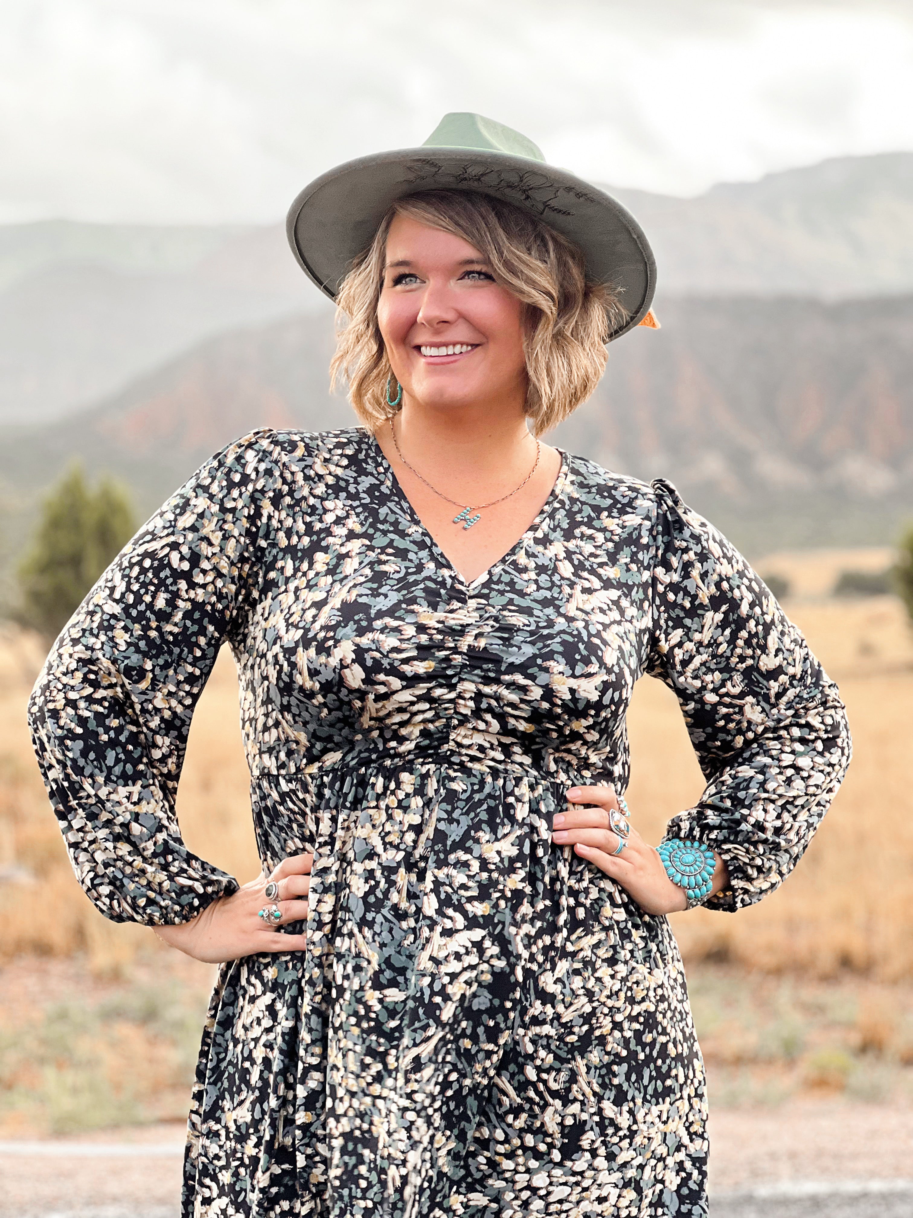 Sage Desert Midi Dress