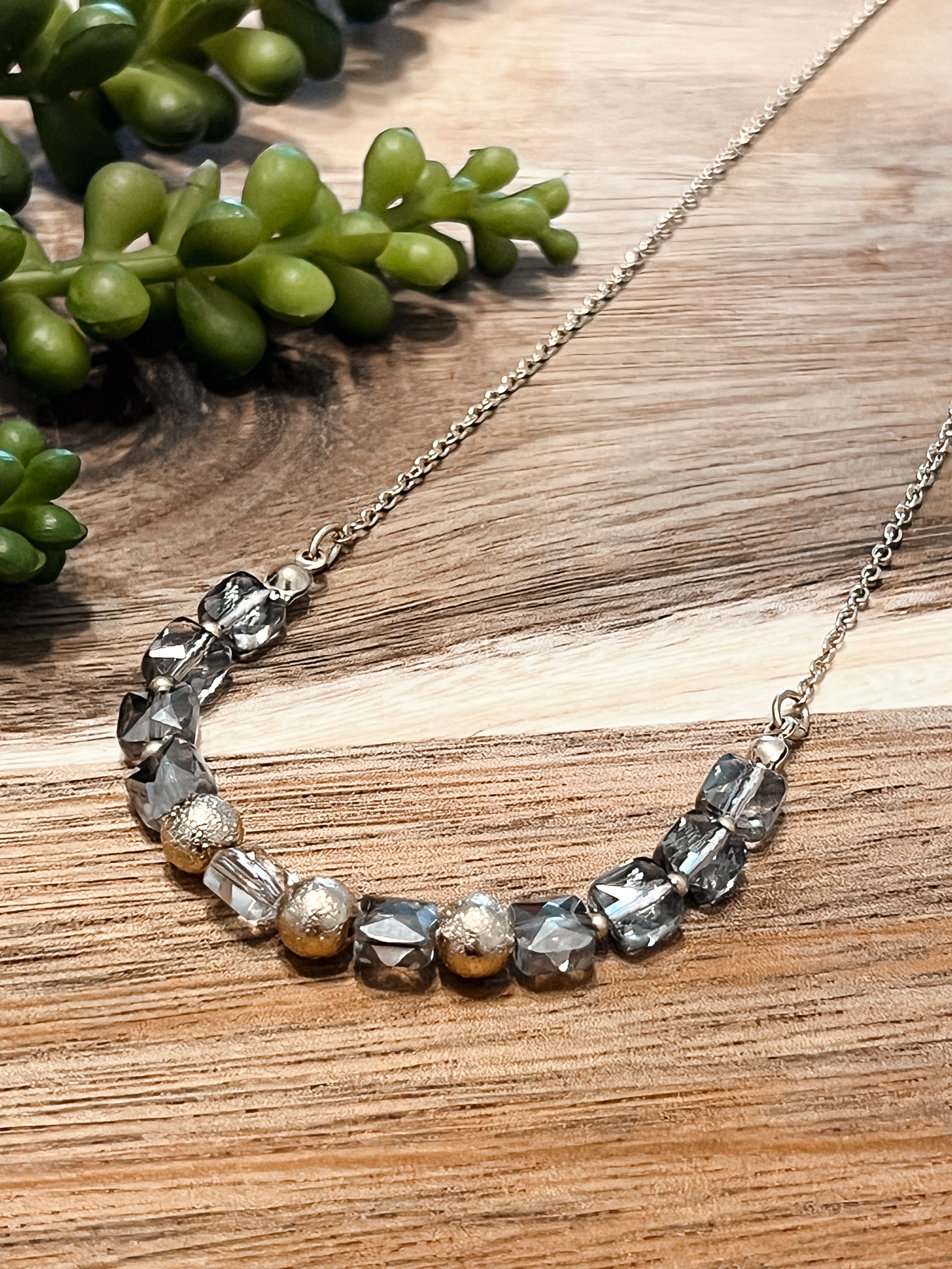 Shimmer Stone Necklace