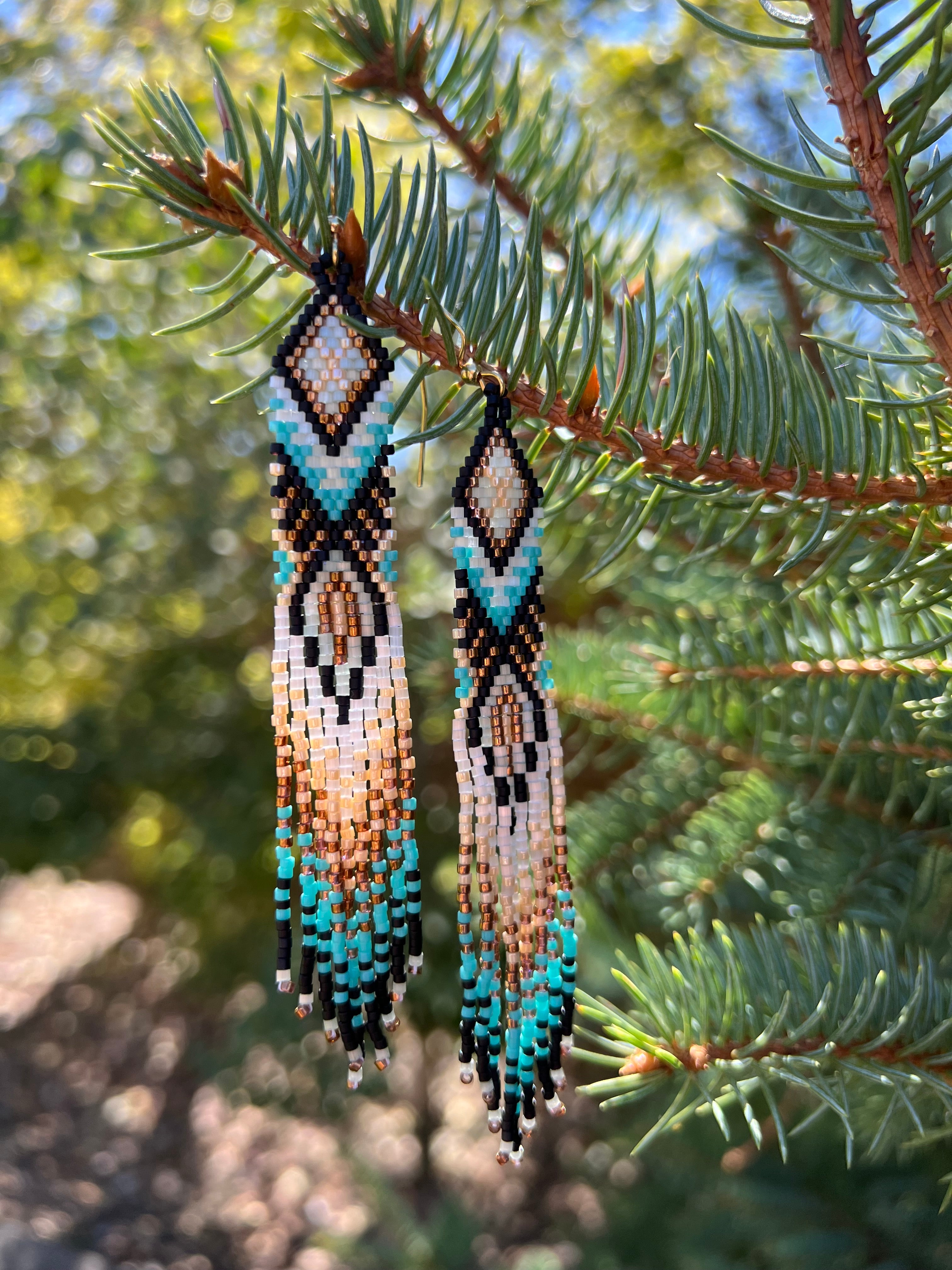 Laramie Handbeaded Earrings