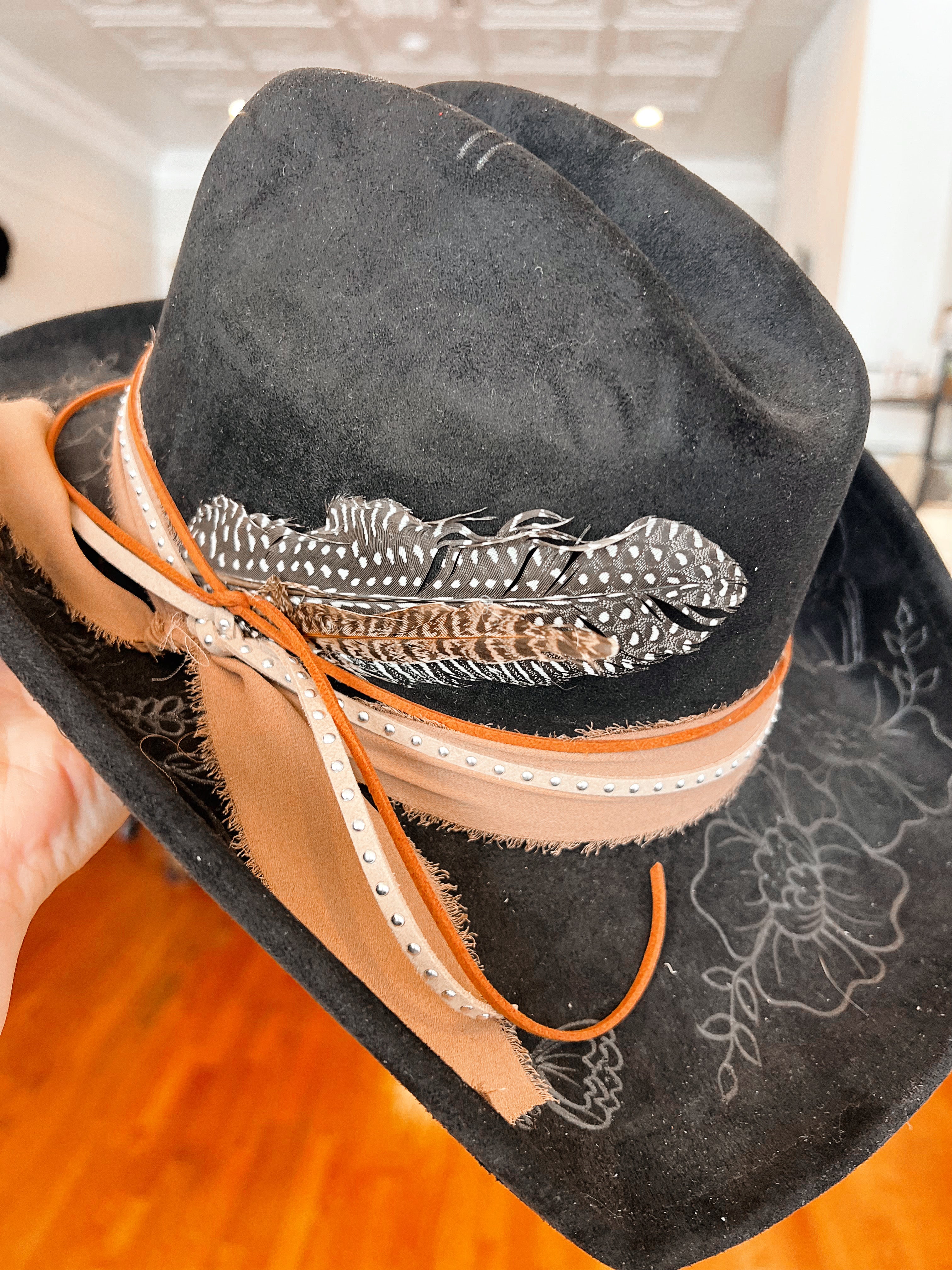 Desperado Hand Burned Hat