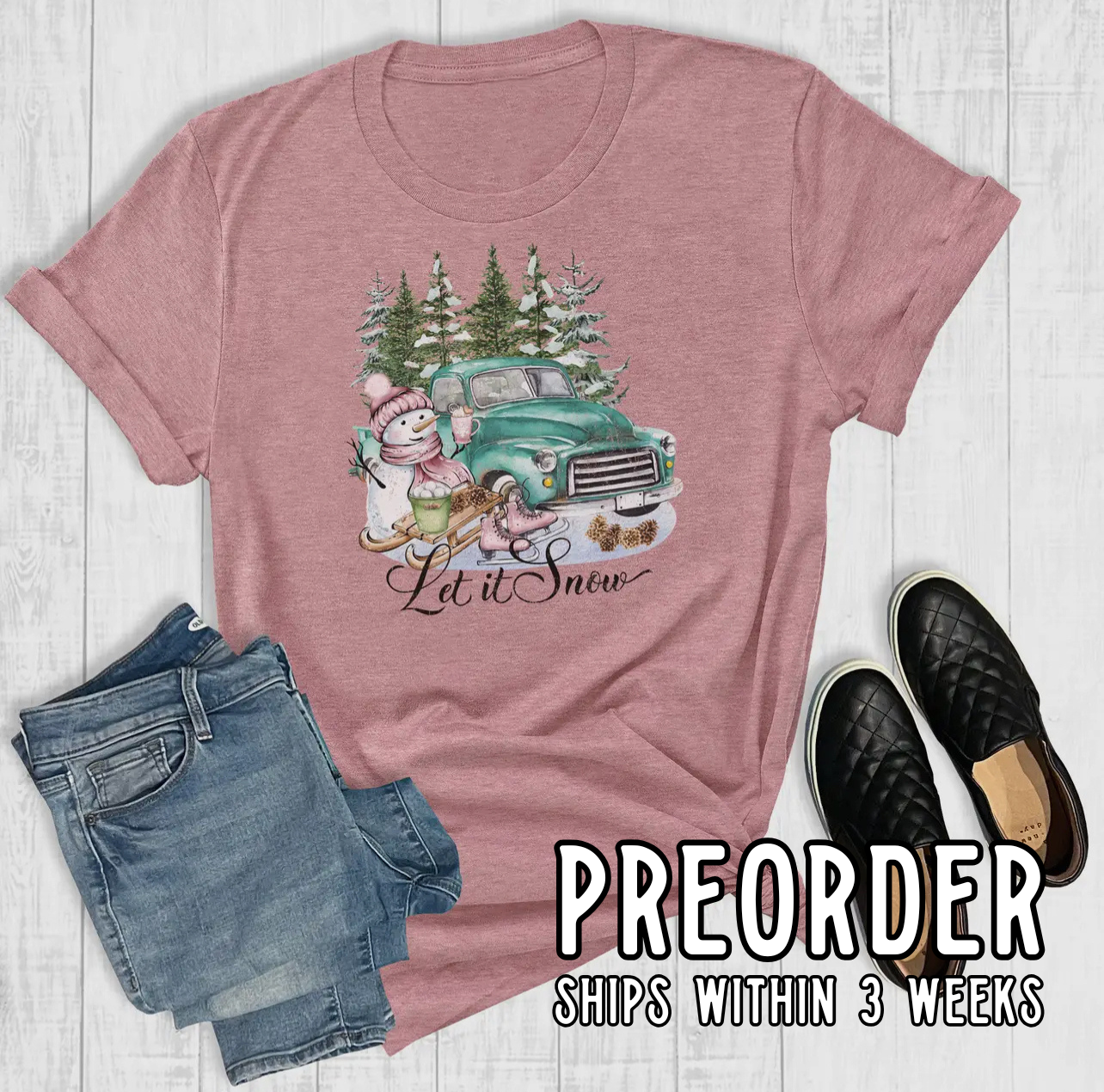 *Preorder* Let It Snow Graphic Tee
