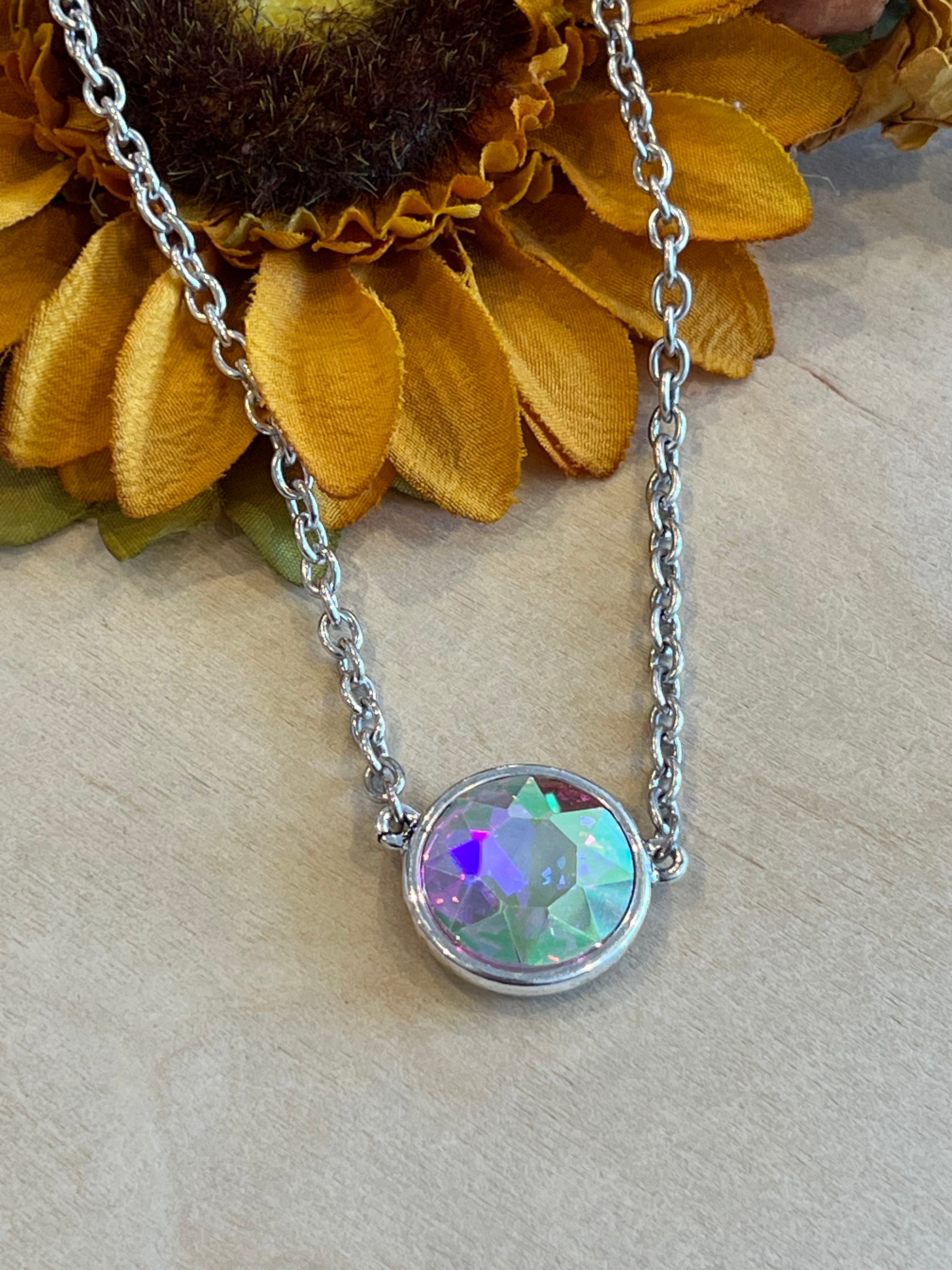 Circle Sparkle Necklace