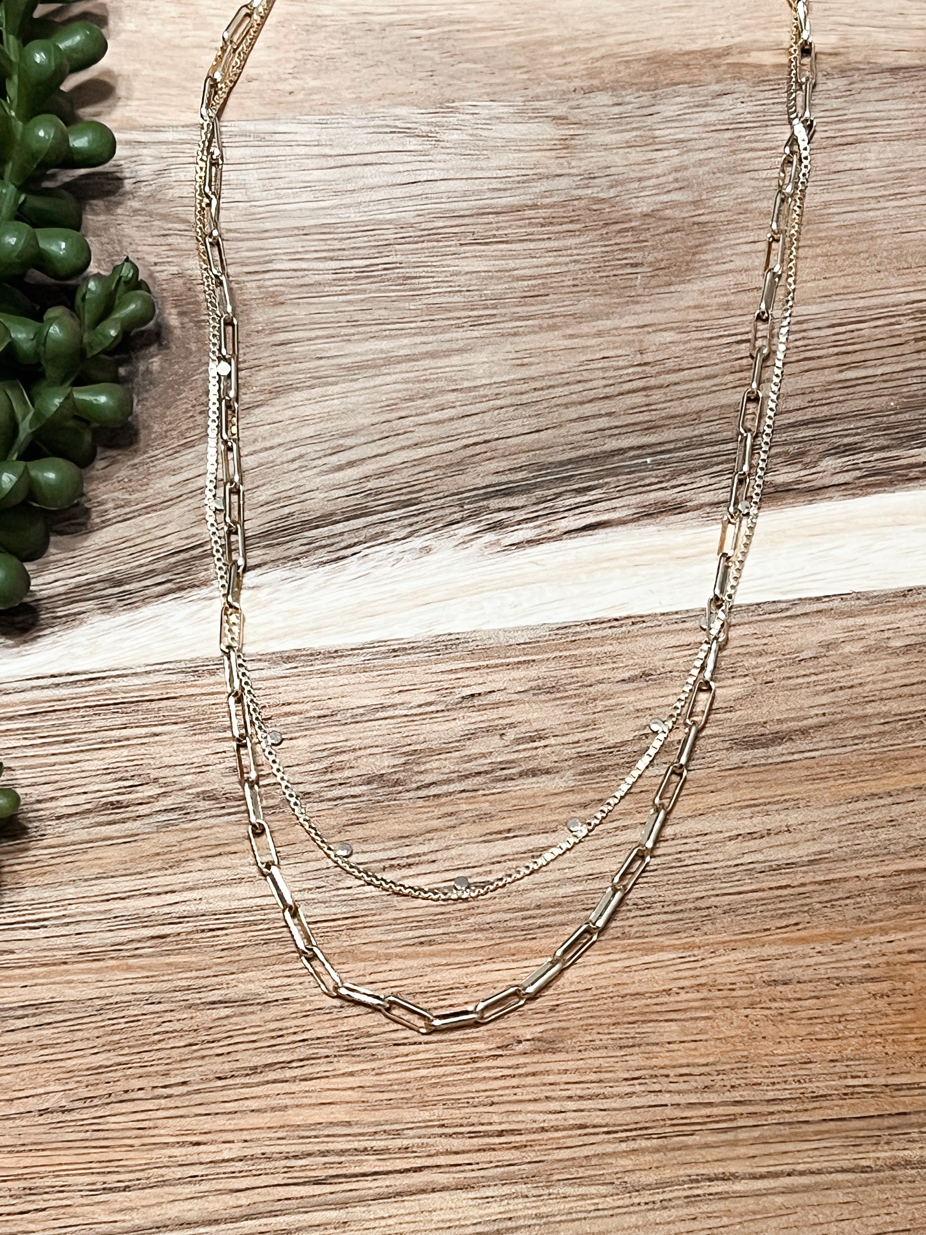 Double Chain Necklace