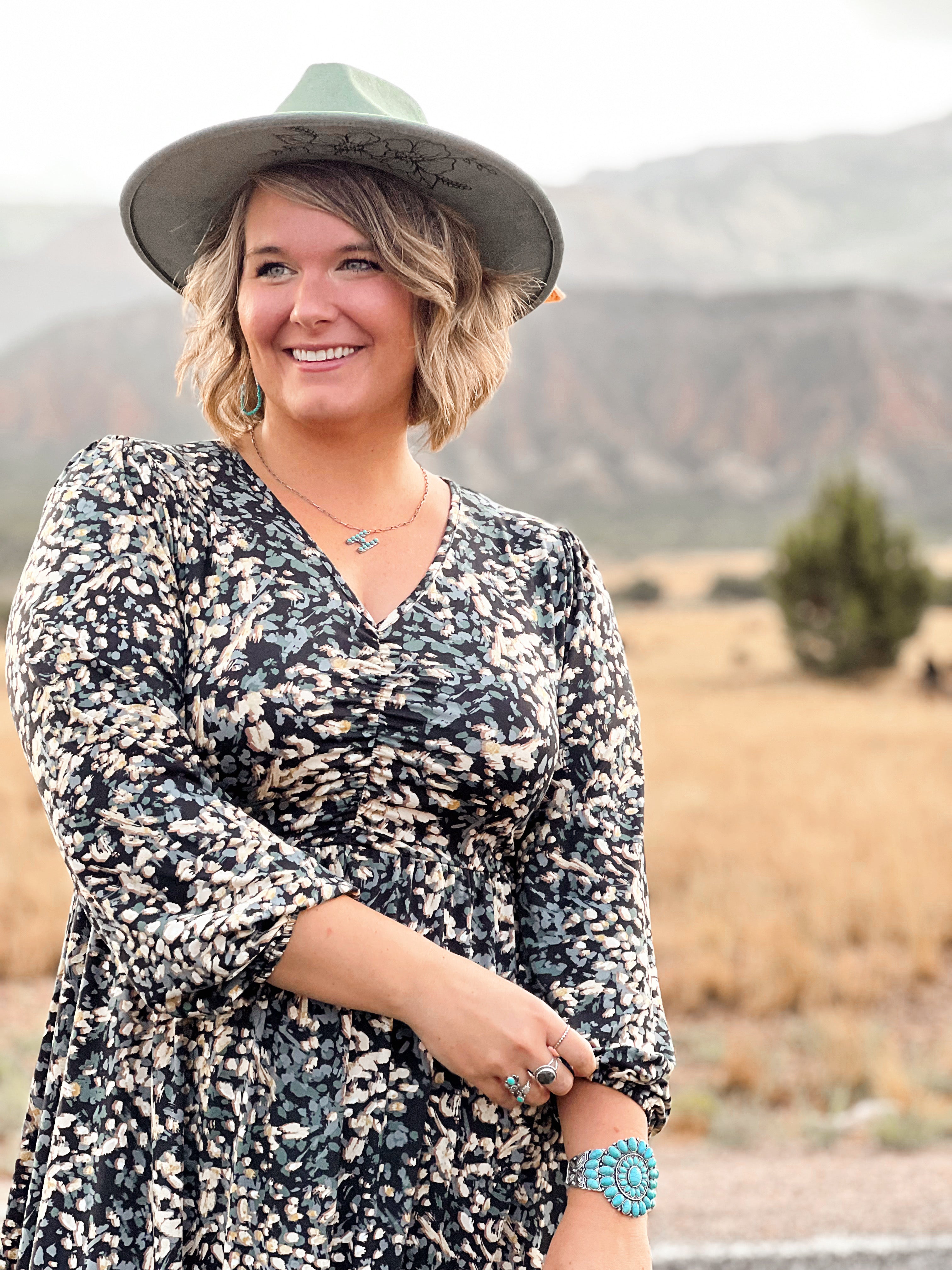 Sage Desert Midi Dress