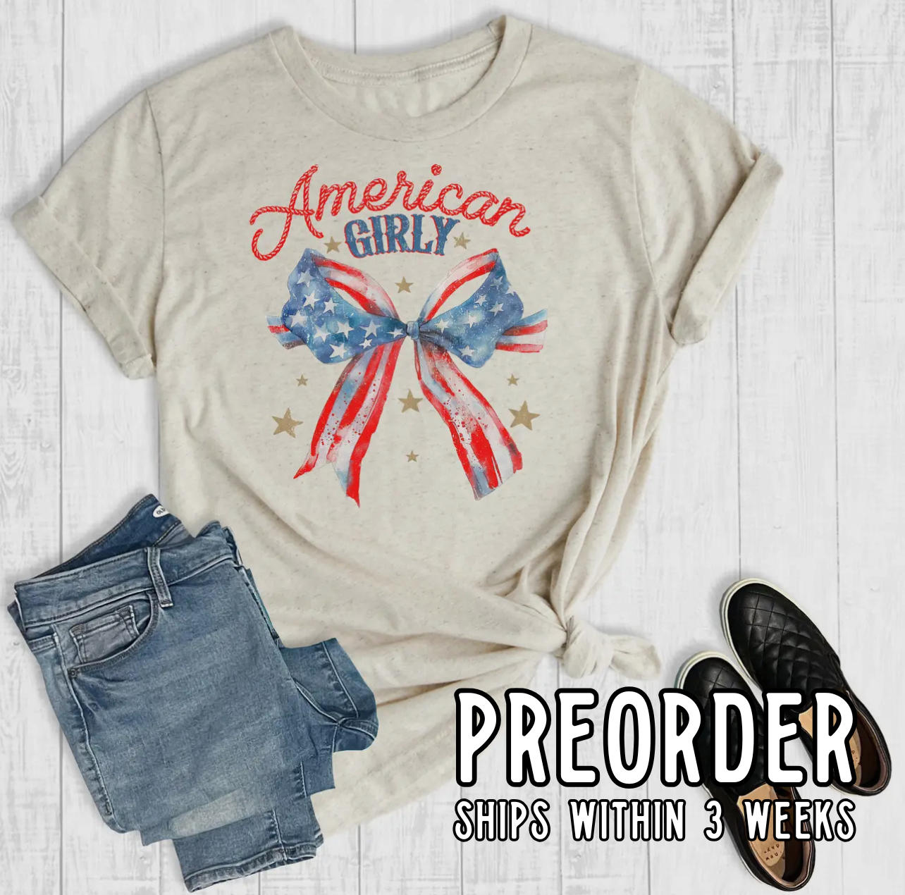 *PREORDER* American Girly Graphic Tee