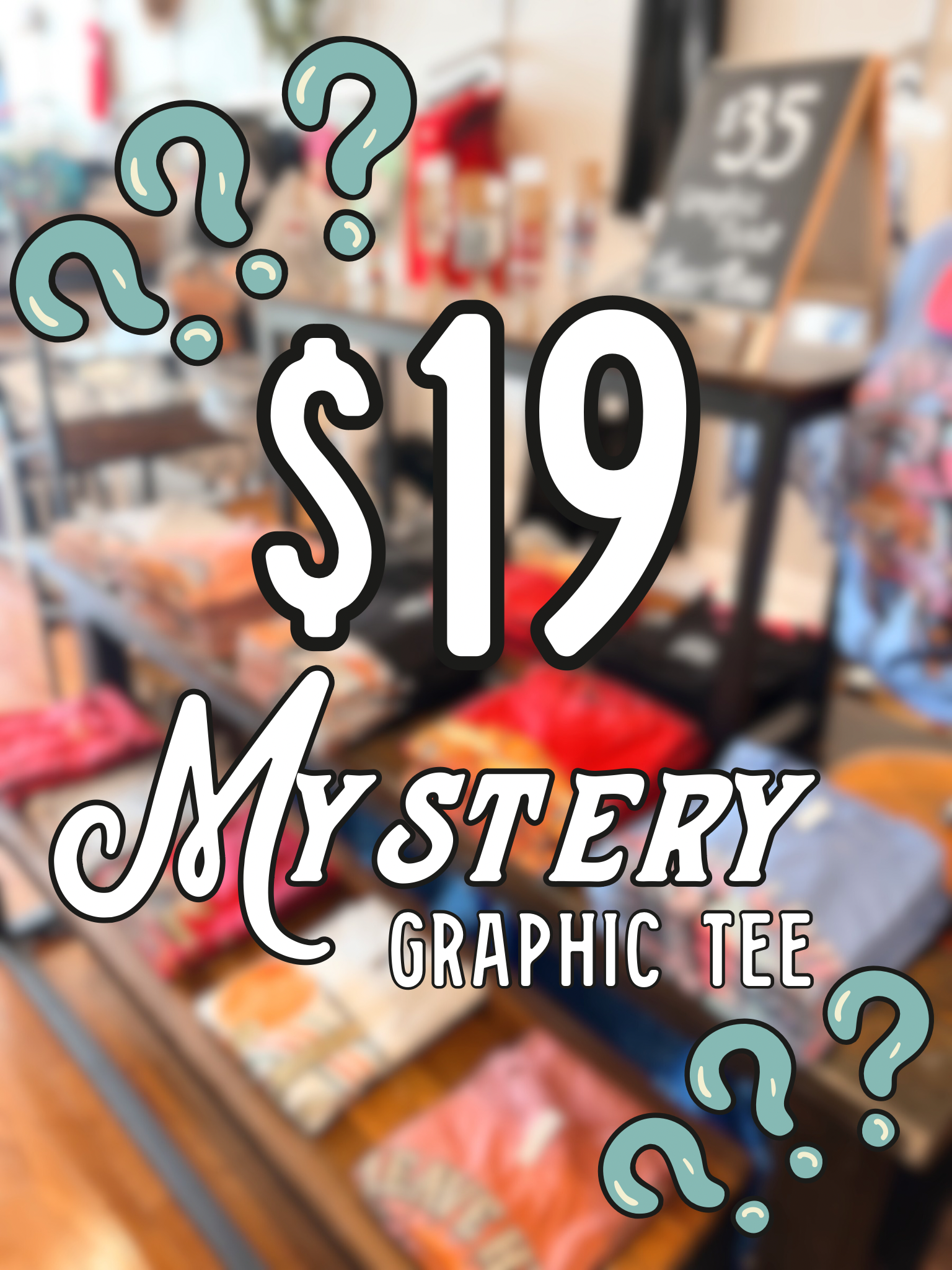 $19 Mystery Graphic Tee