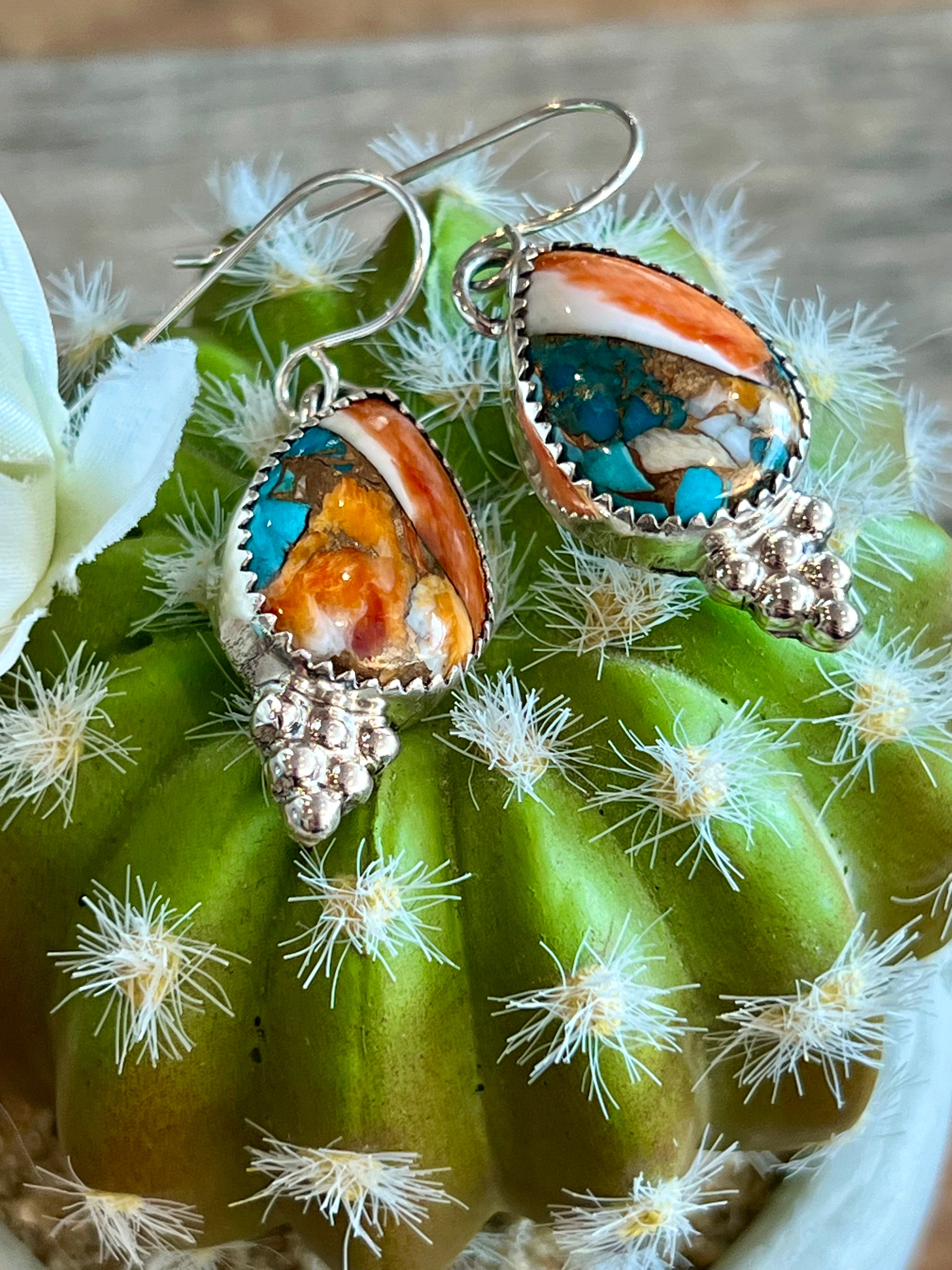 Magical Mojave Turquoise Sterling Silver Earrings