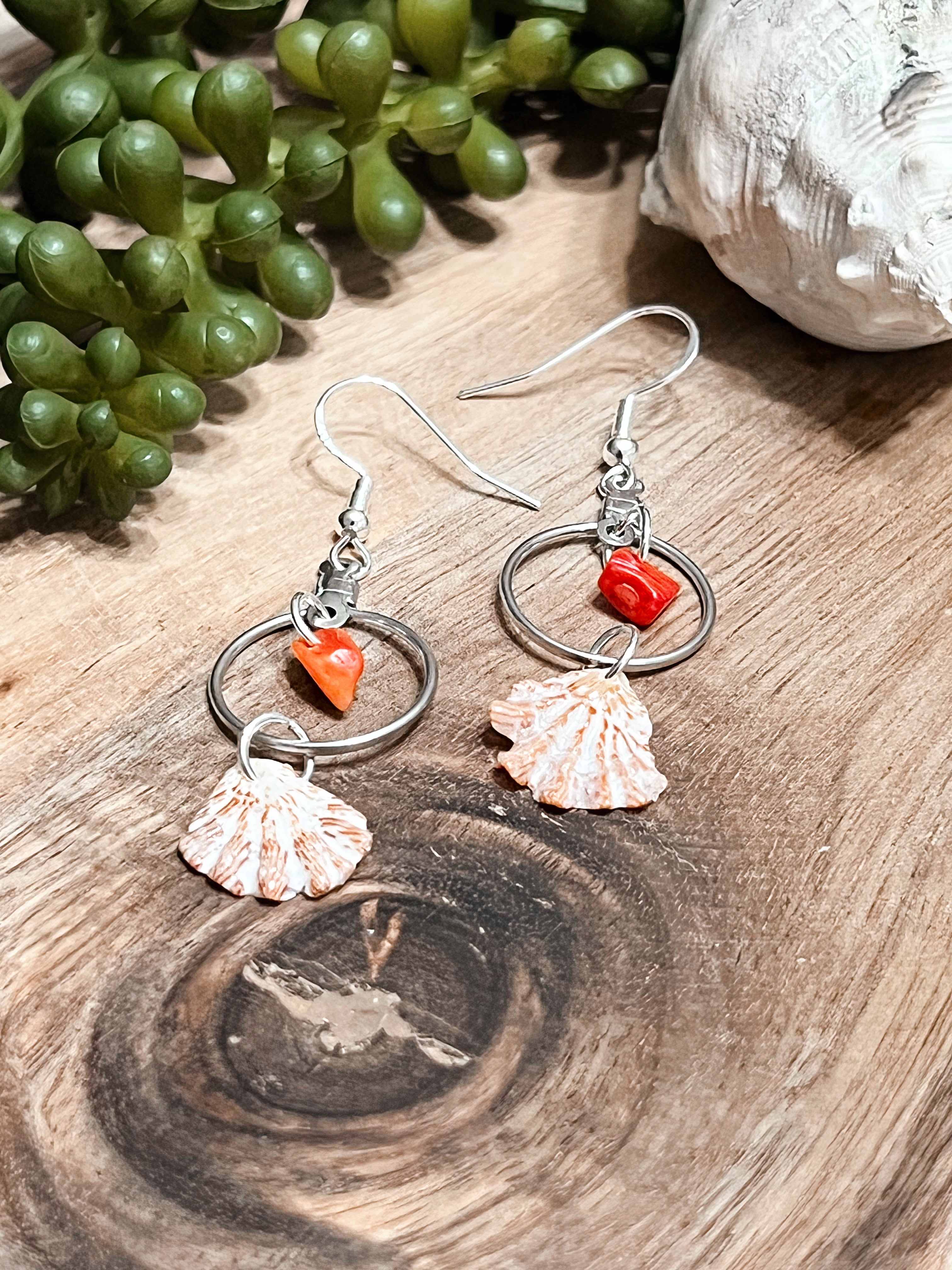 Silver Kitten Paw Earrings