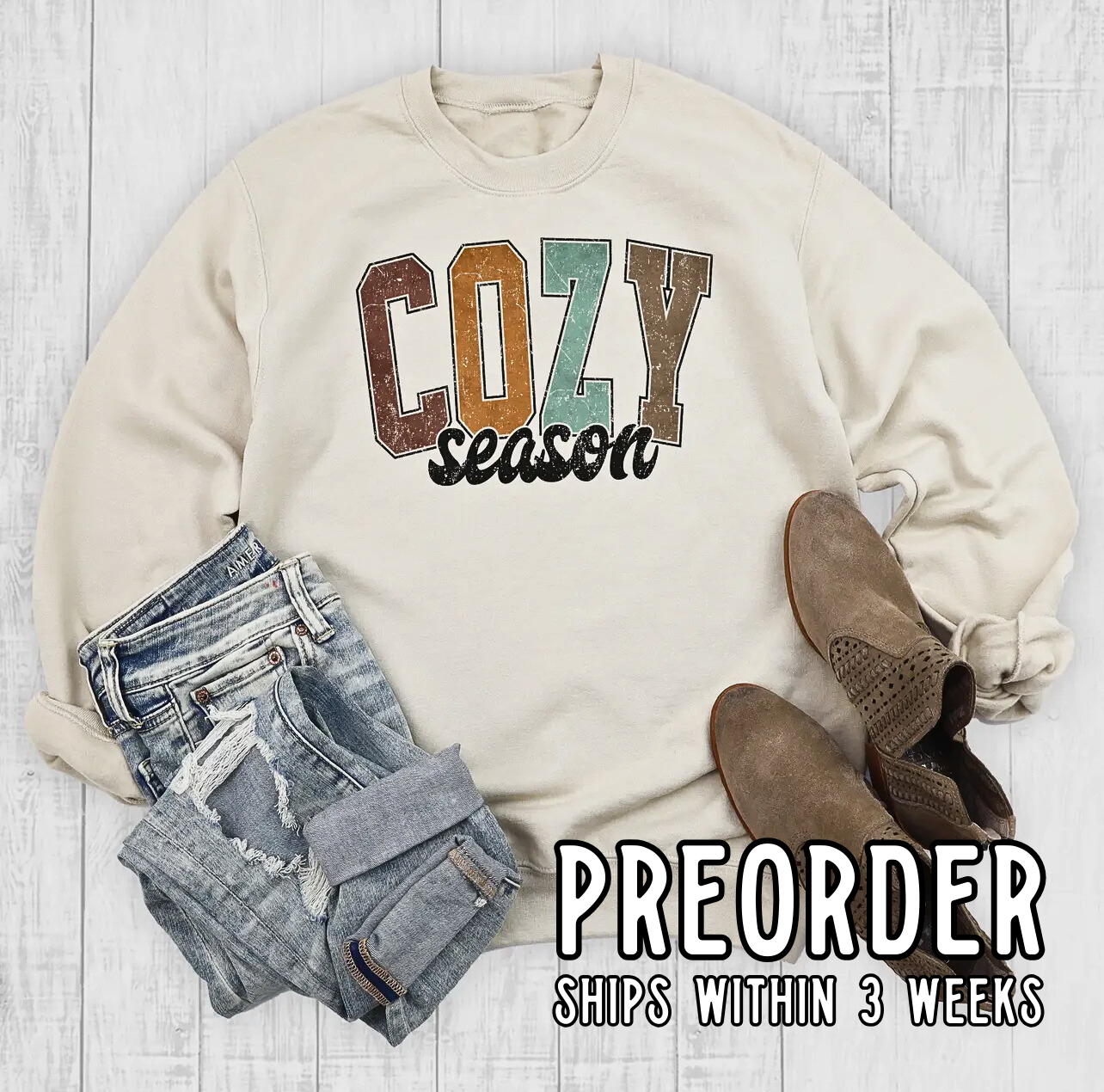 *Preorder* Cozy Season Graphic Sweatshirt