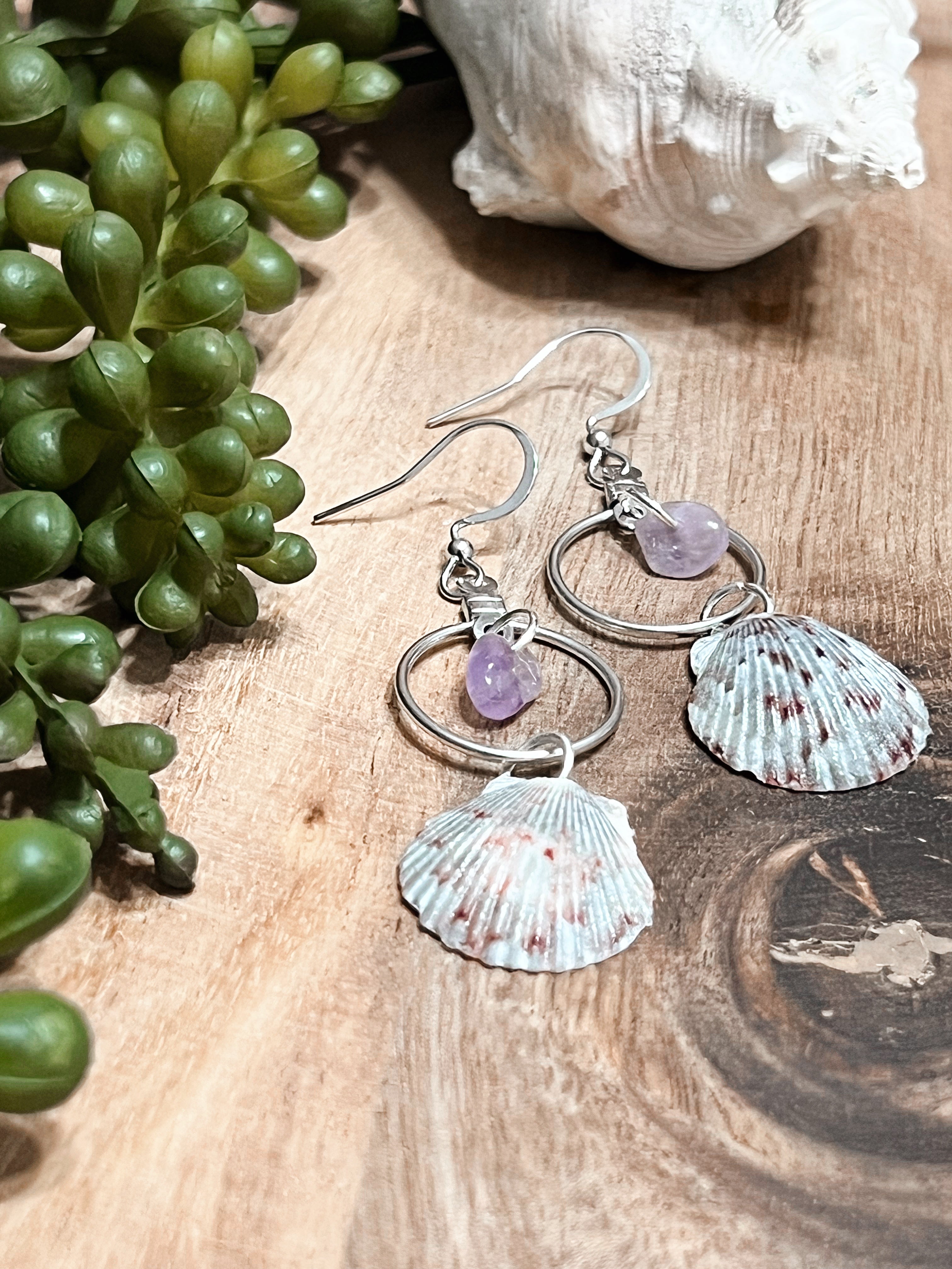 Gorgeous Gulf Scallop Earrings