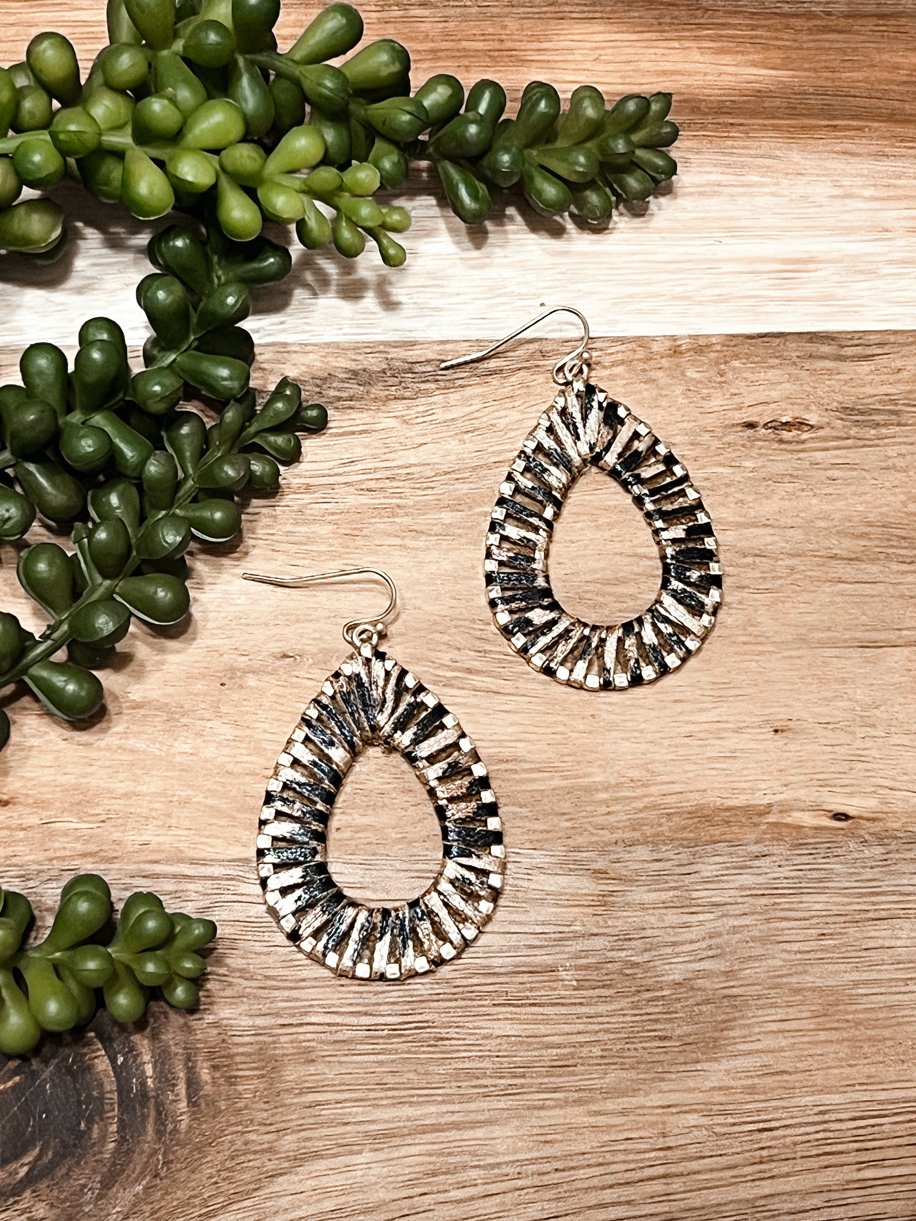 Leopard Wrap Earrings