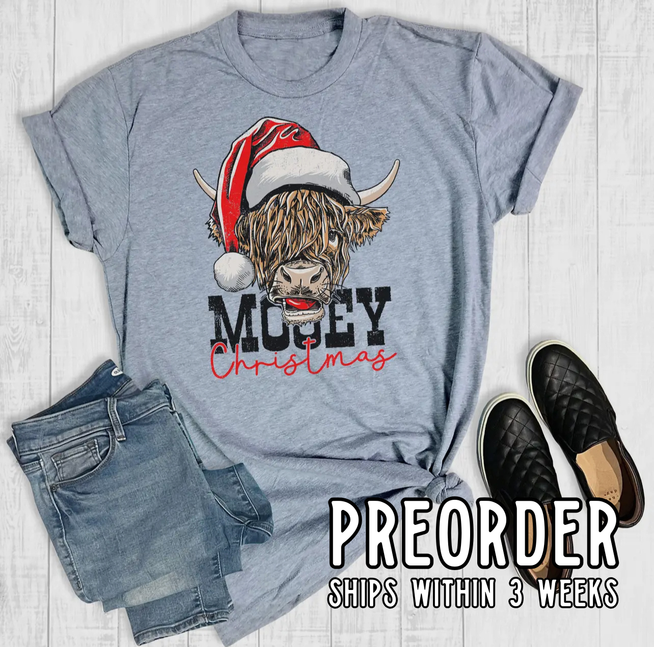 *Preorder* Mooey Christmas Graphic Tee