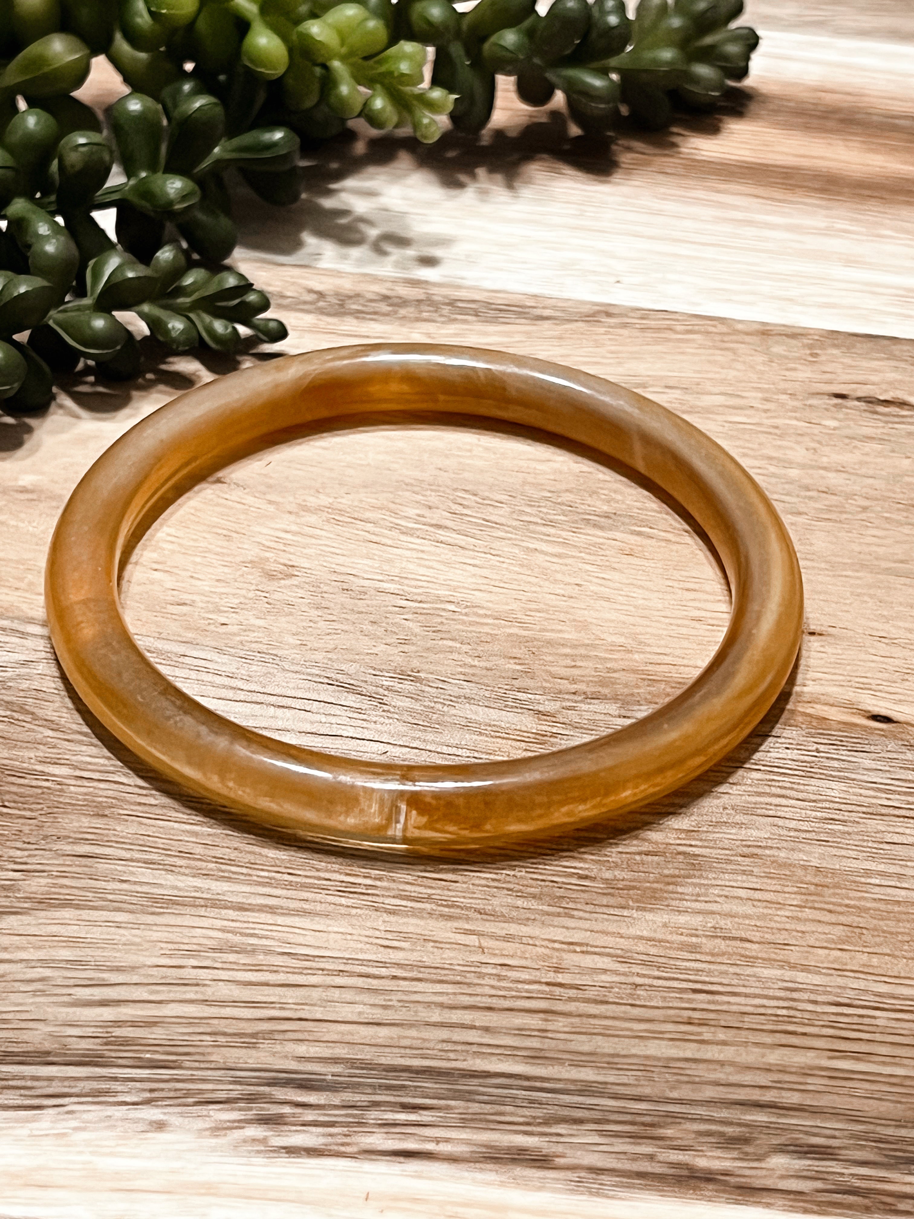 Caramel Bangle Bracelet
