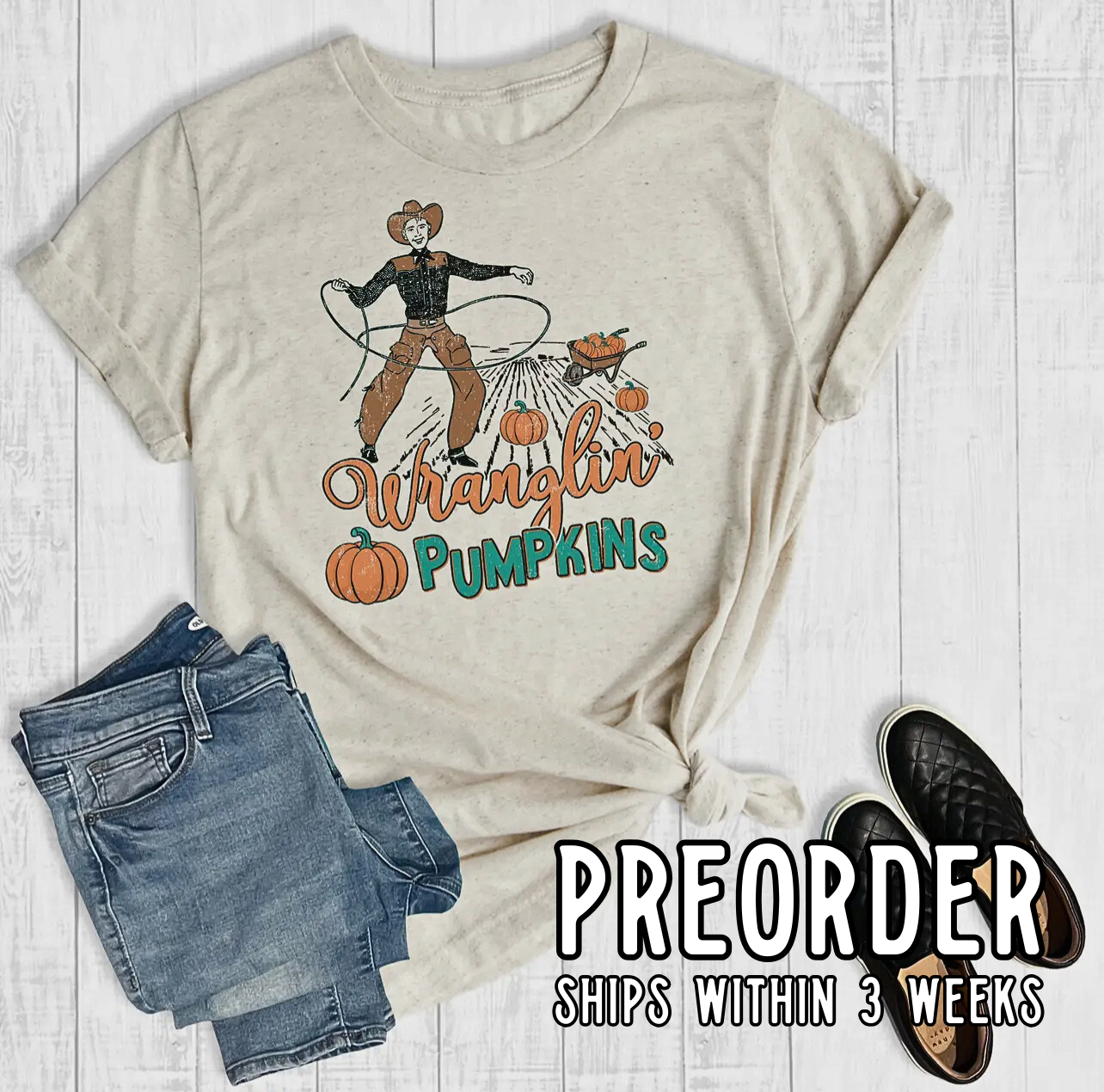 *Preorder* Wranglin’ Pumpkins Graphic Tee