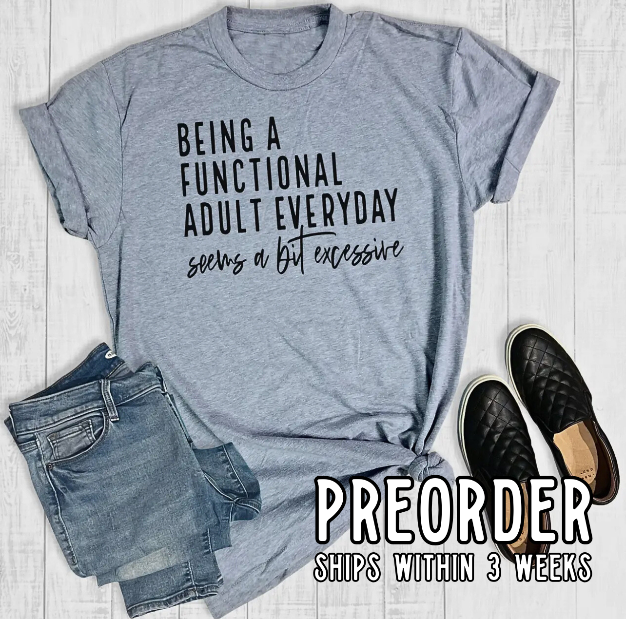 *Preorder* Functional Adult Graphic Tee