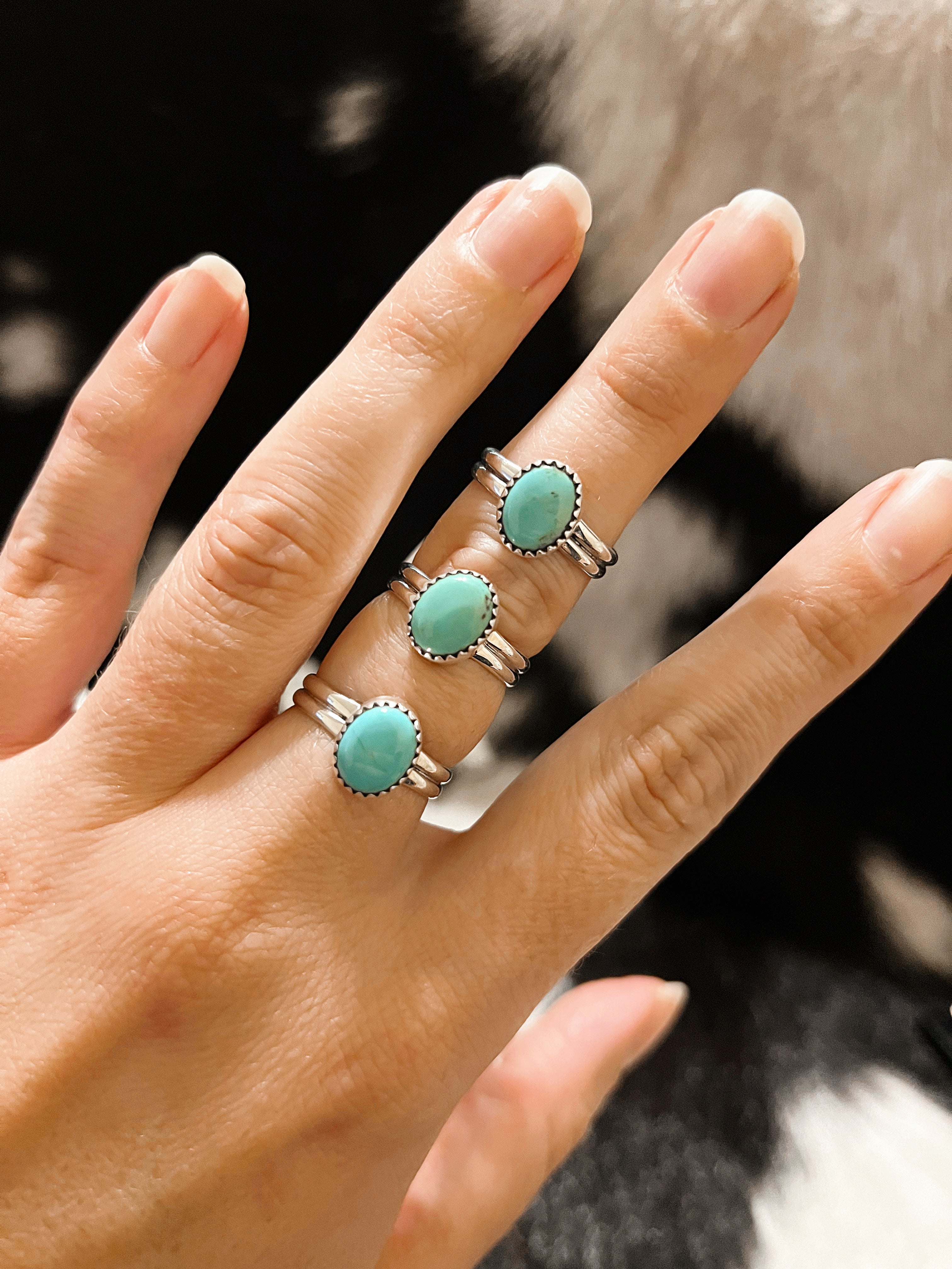 Turquoise Obsession Sterling Silver Ring