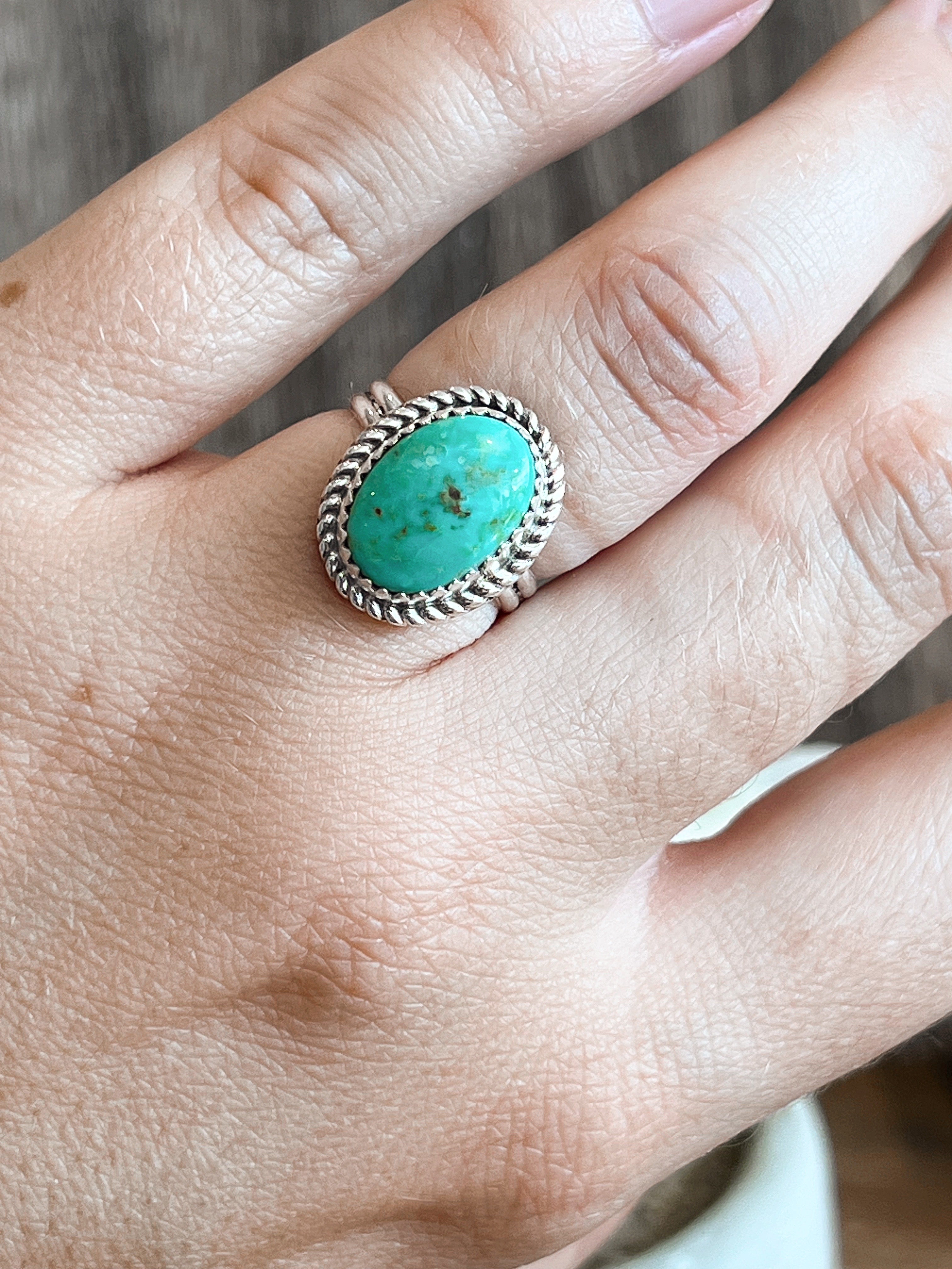 Oval Obsessed Turquoise Sterling Silver Ring