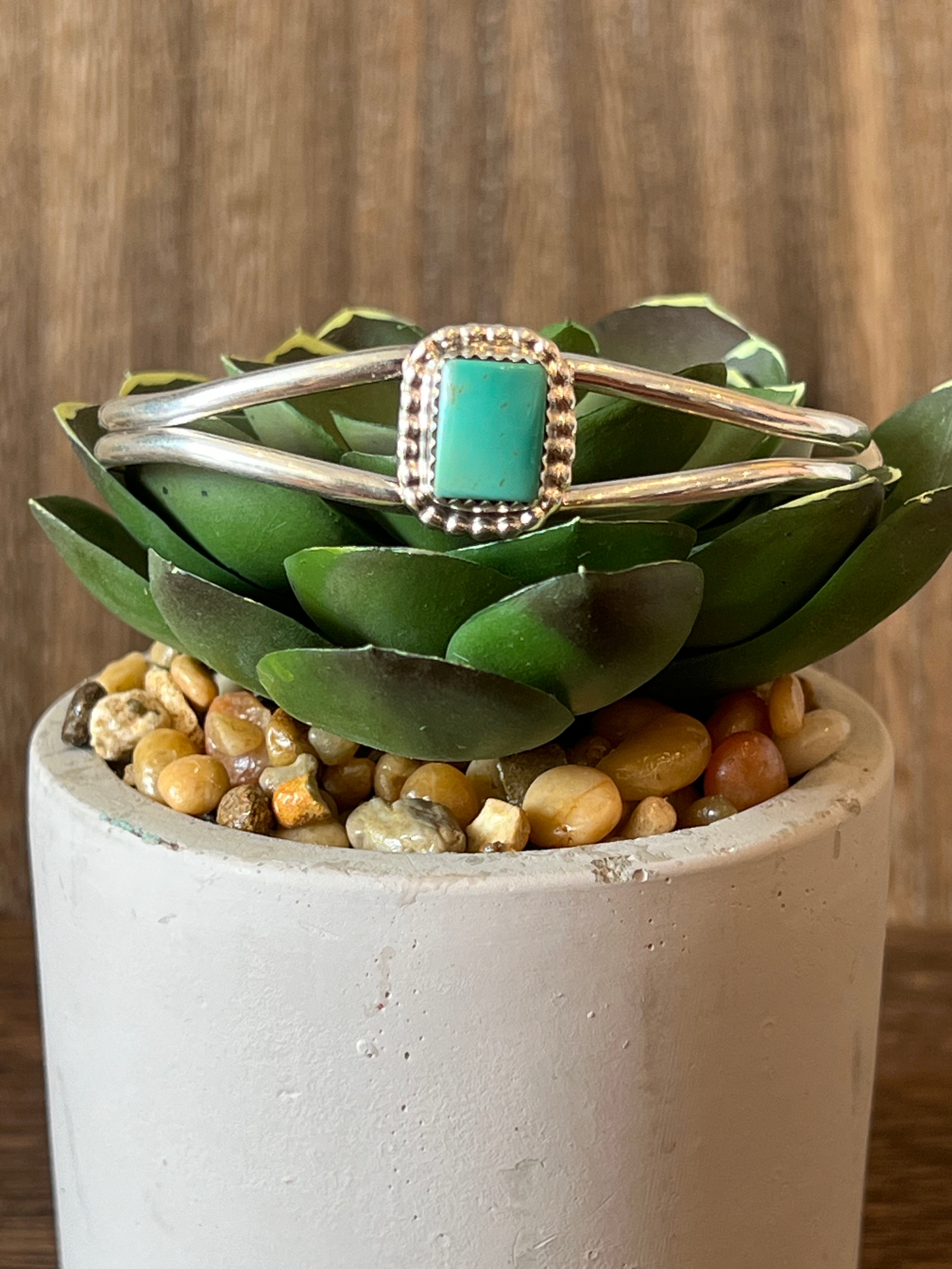 Royal Turquoise Sterling Silver Cuff