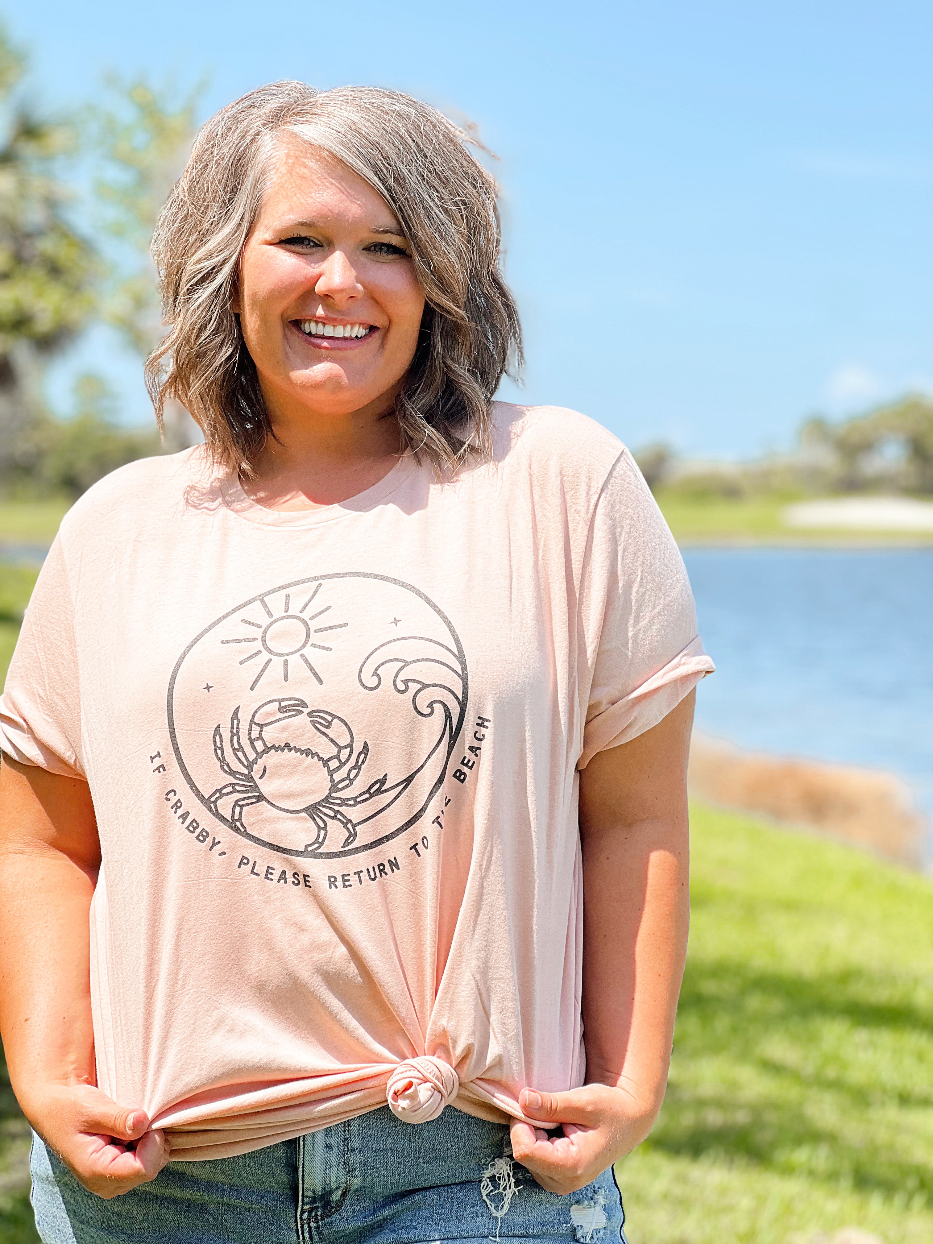 *Preorder* If Crabby Please Return To The Beach Graphic Tee