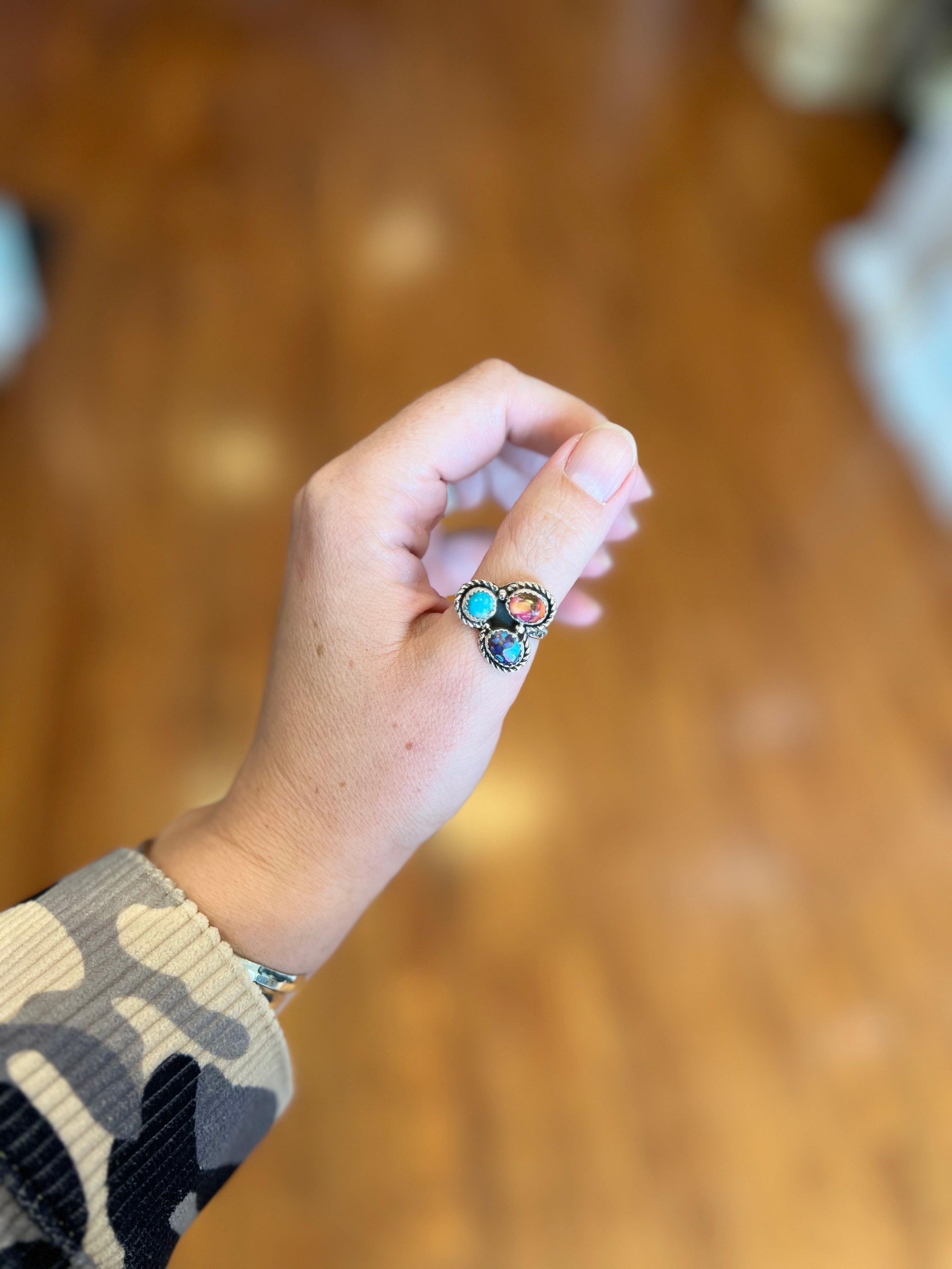 Magic Mojave Turquoise Sterling Silver Ring