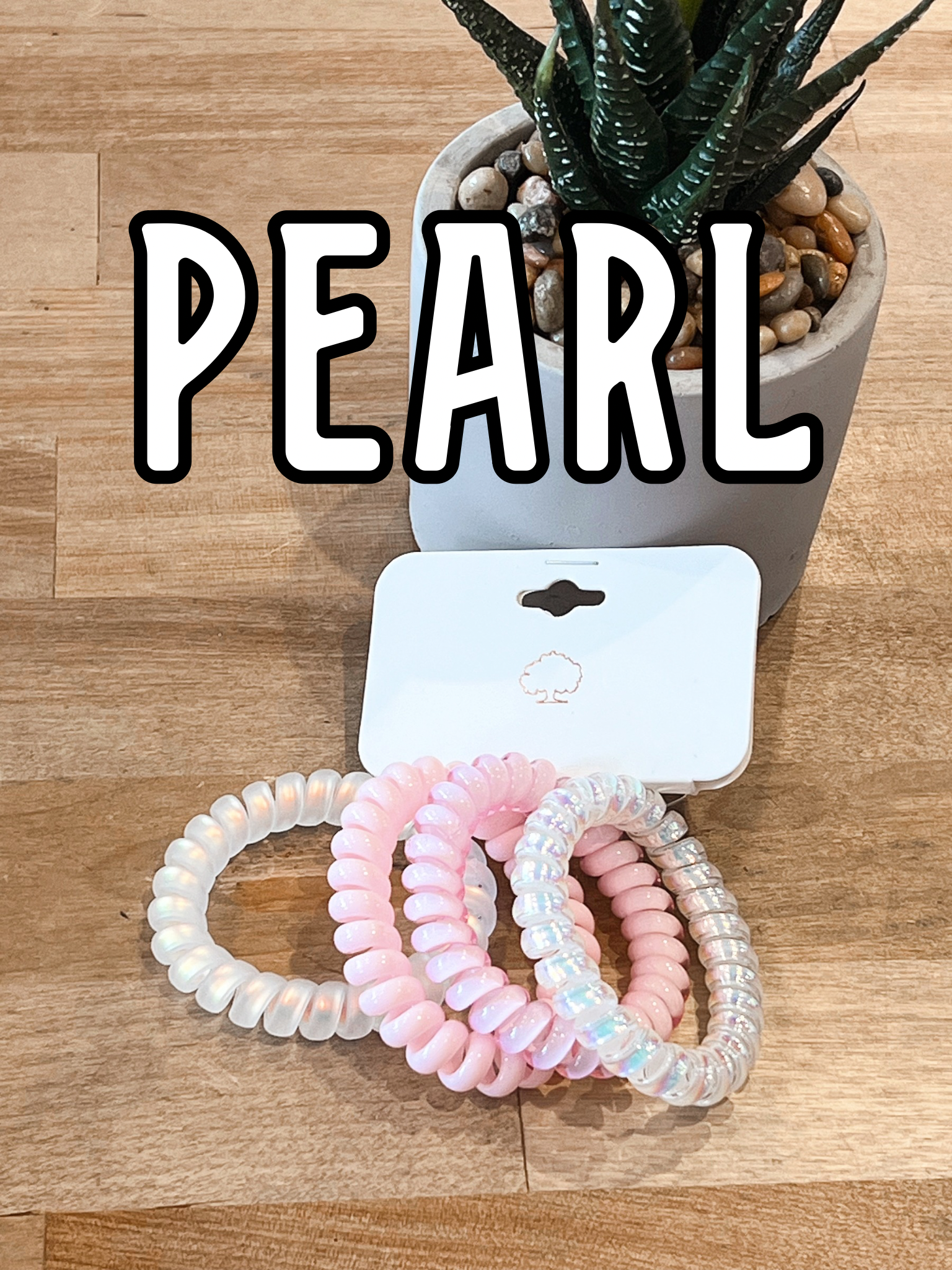 Spiral Hair Ties- 4 Pack