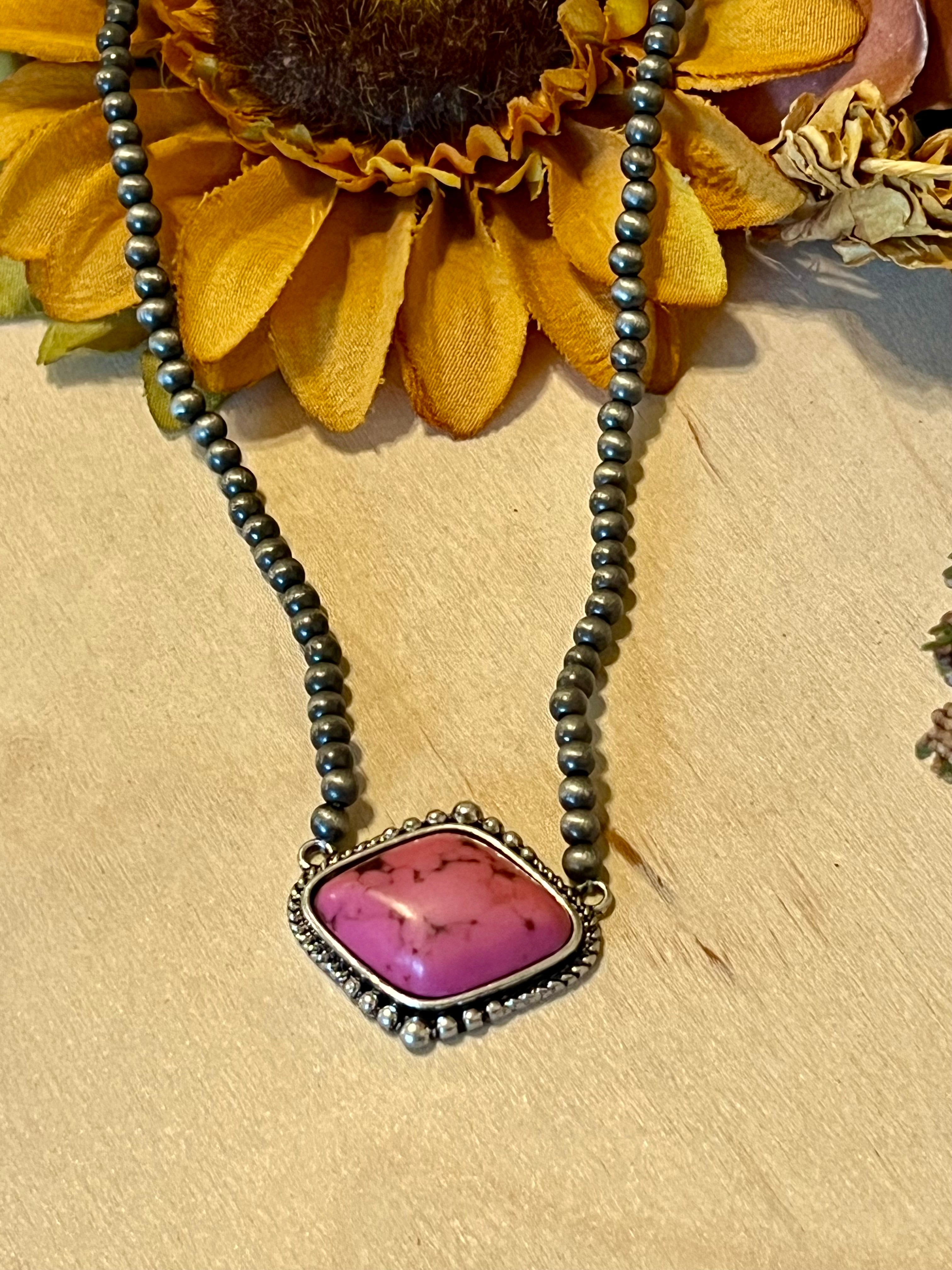 Pink Diamond Necklace