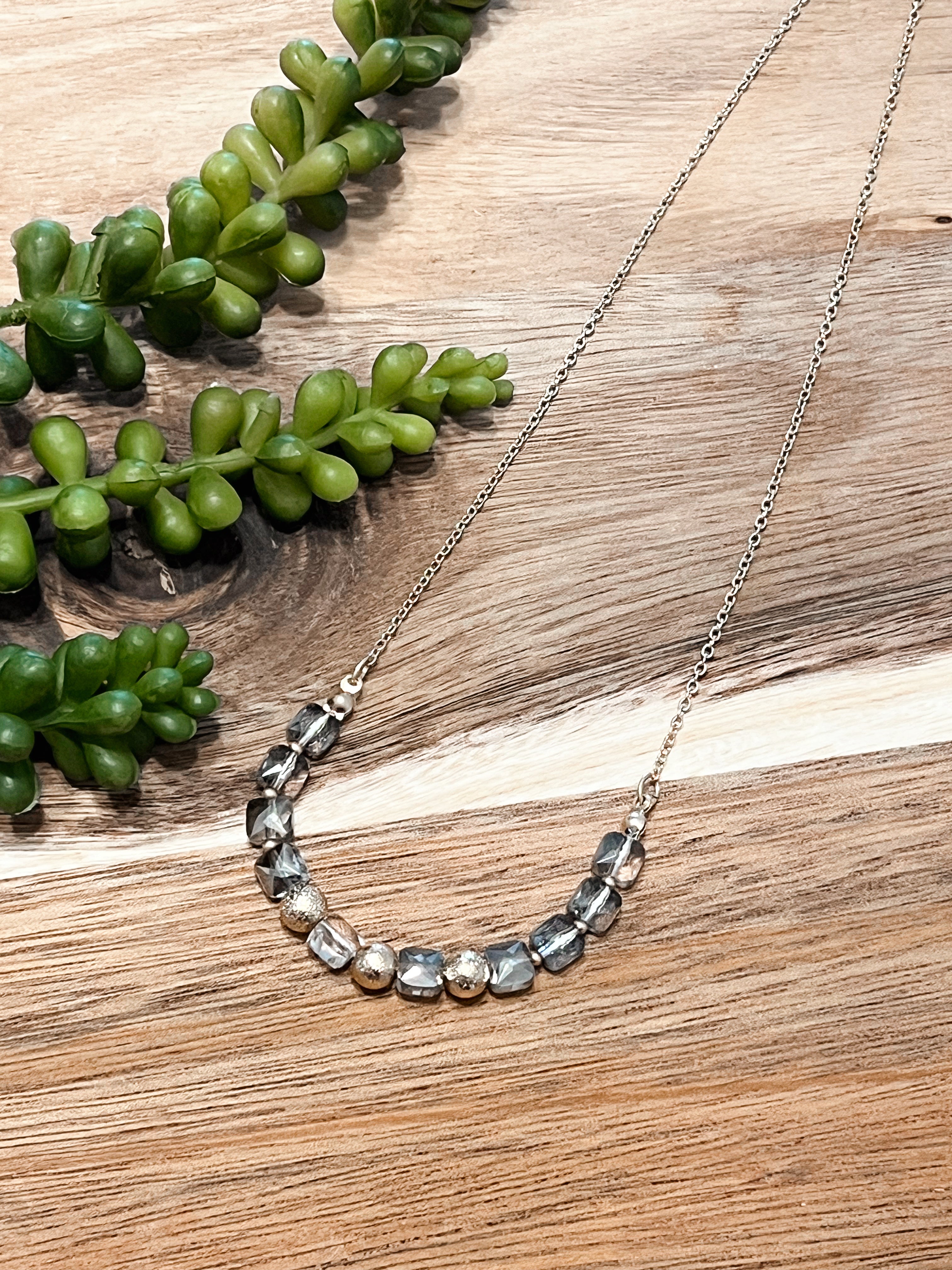 Shimmer Stone Necklace