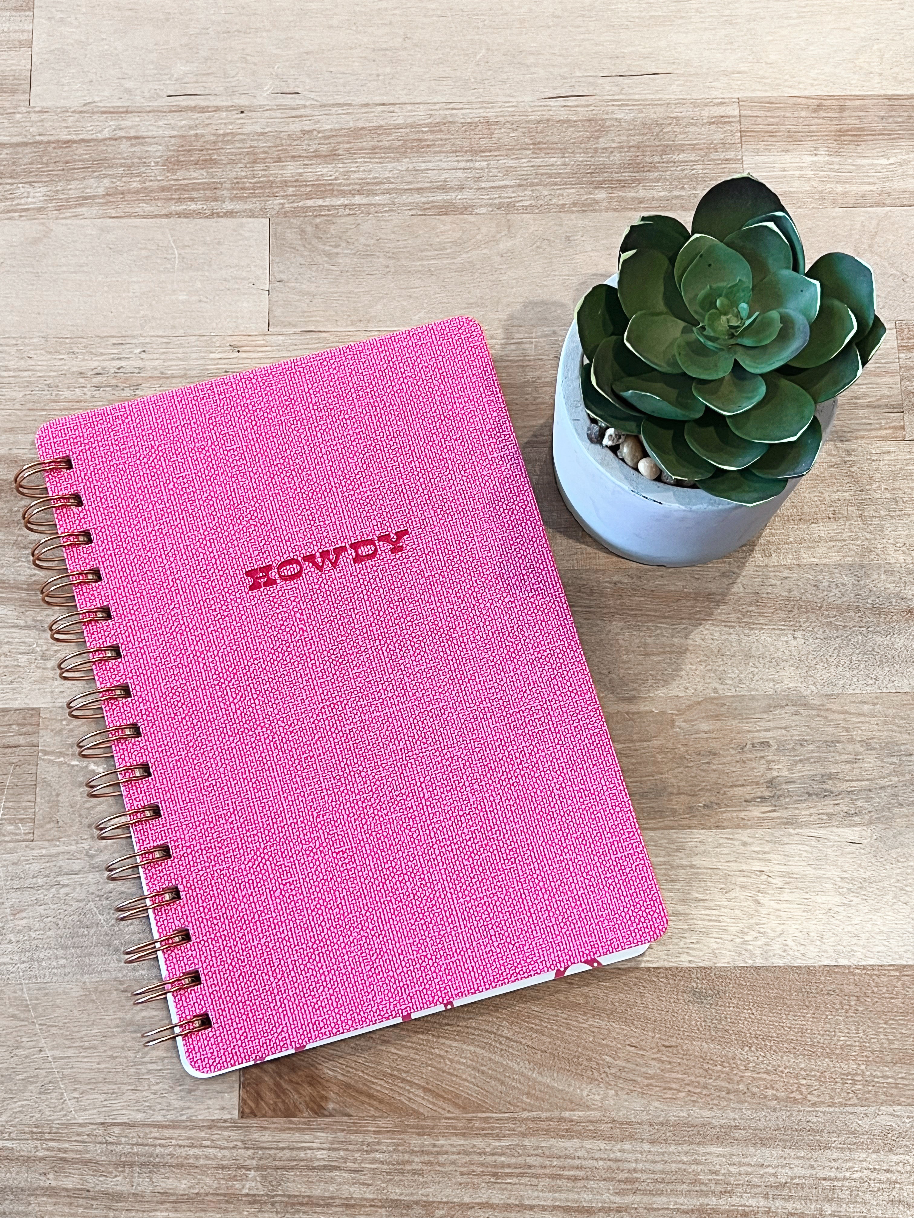 Hot Pink Howdy Notebook