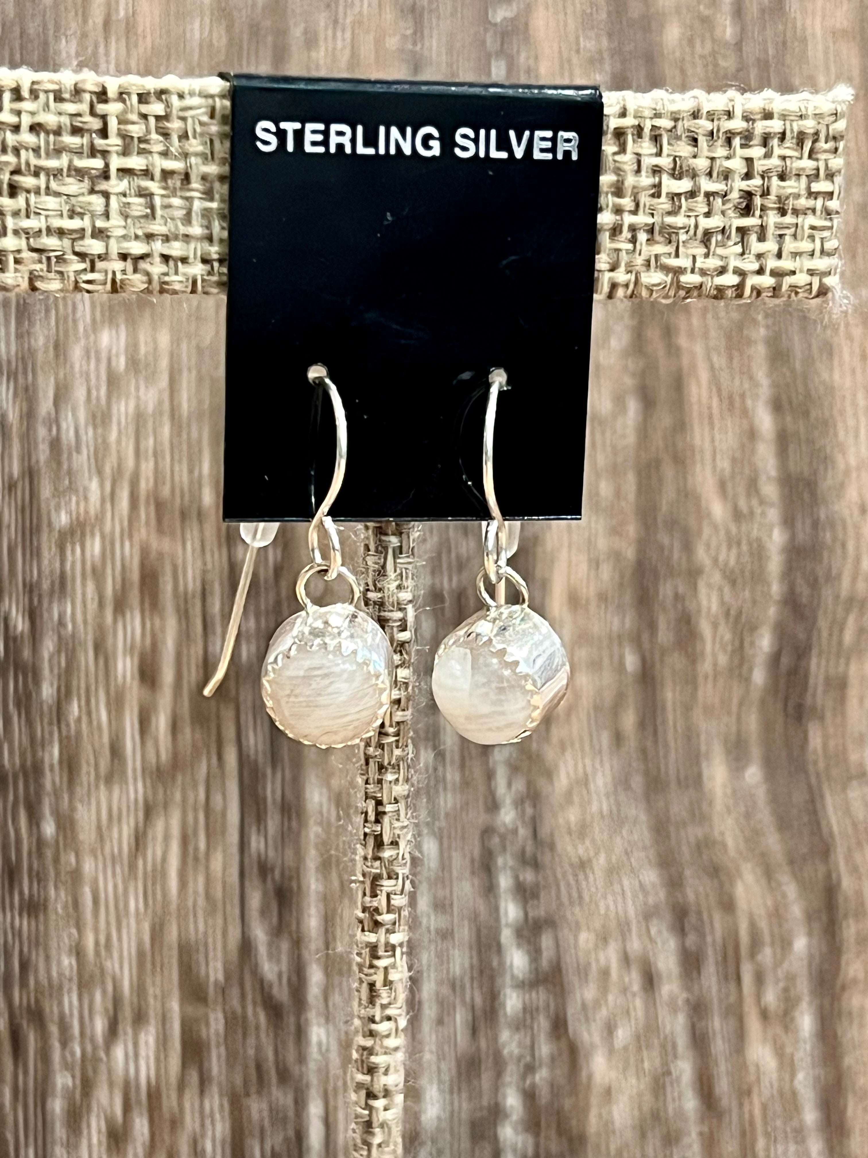 Moonstone Magic Dangle Sterling Silver Earrings