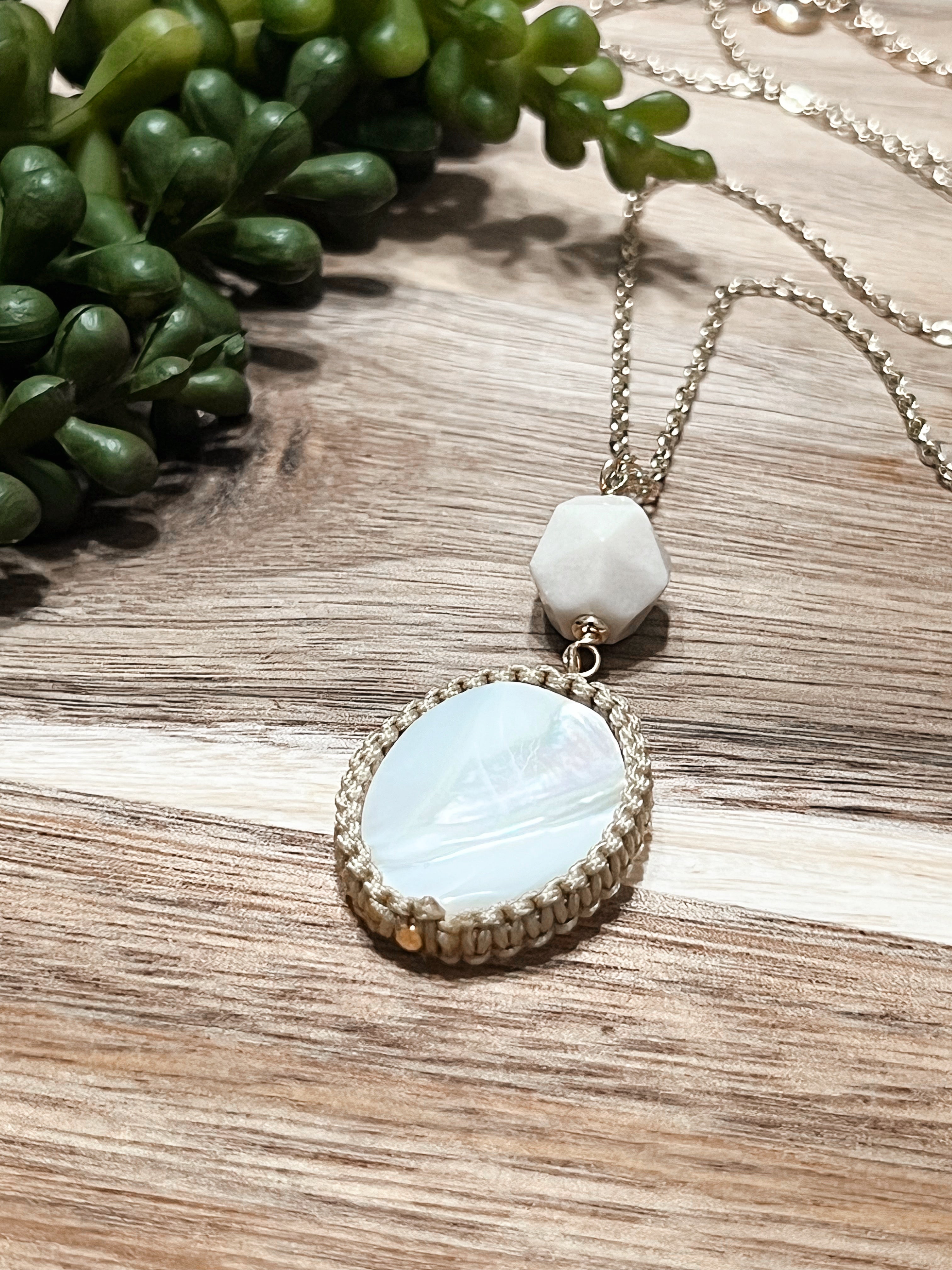 Shell & Stone Necklace