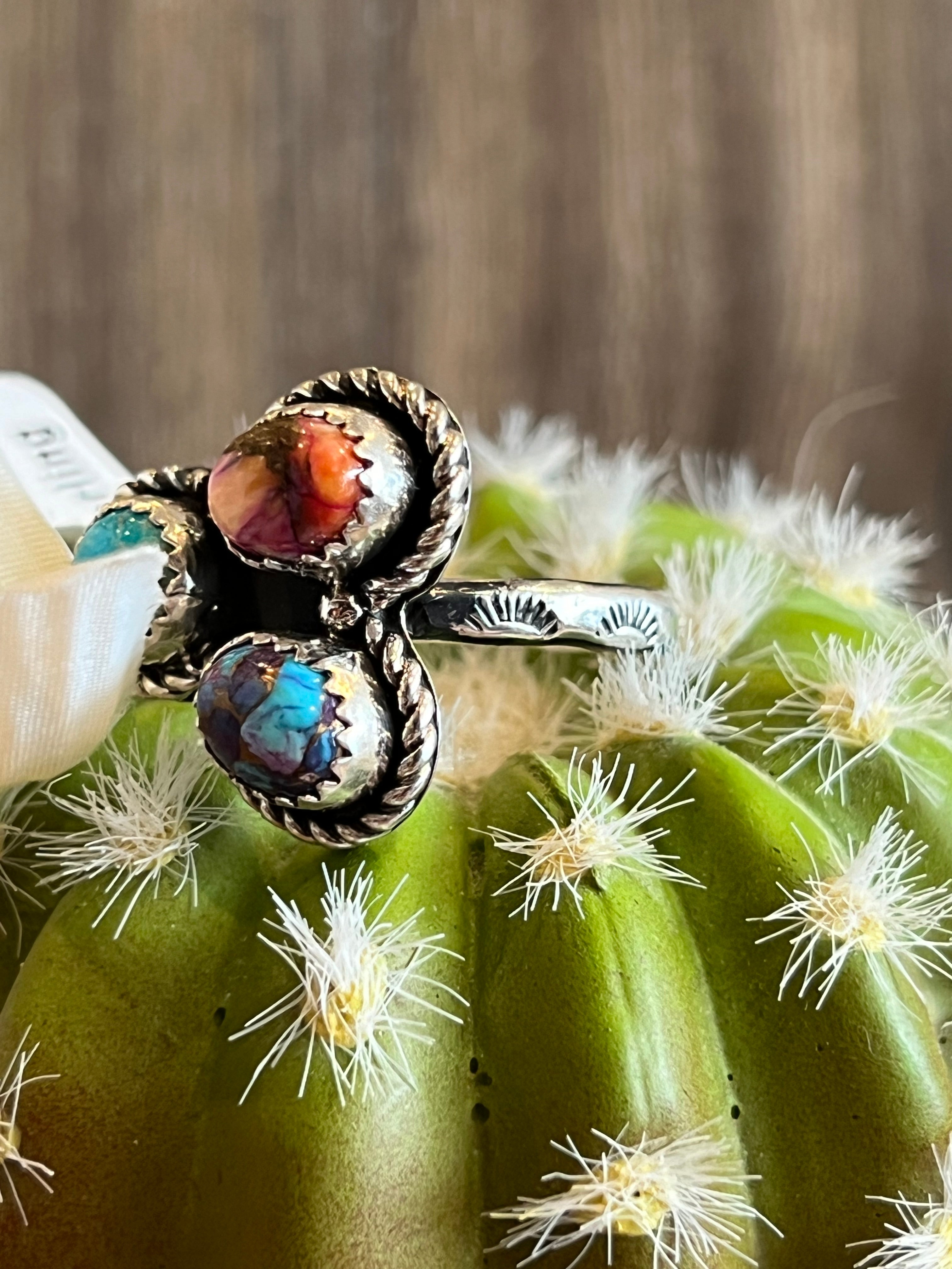 Magic Mojave Turquoise Sterling Silver Ring