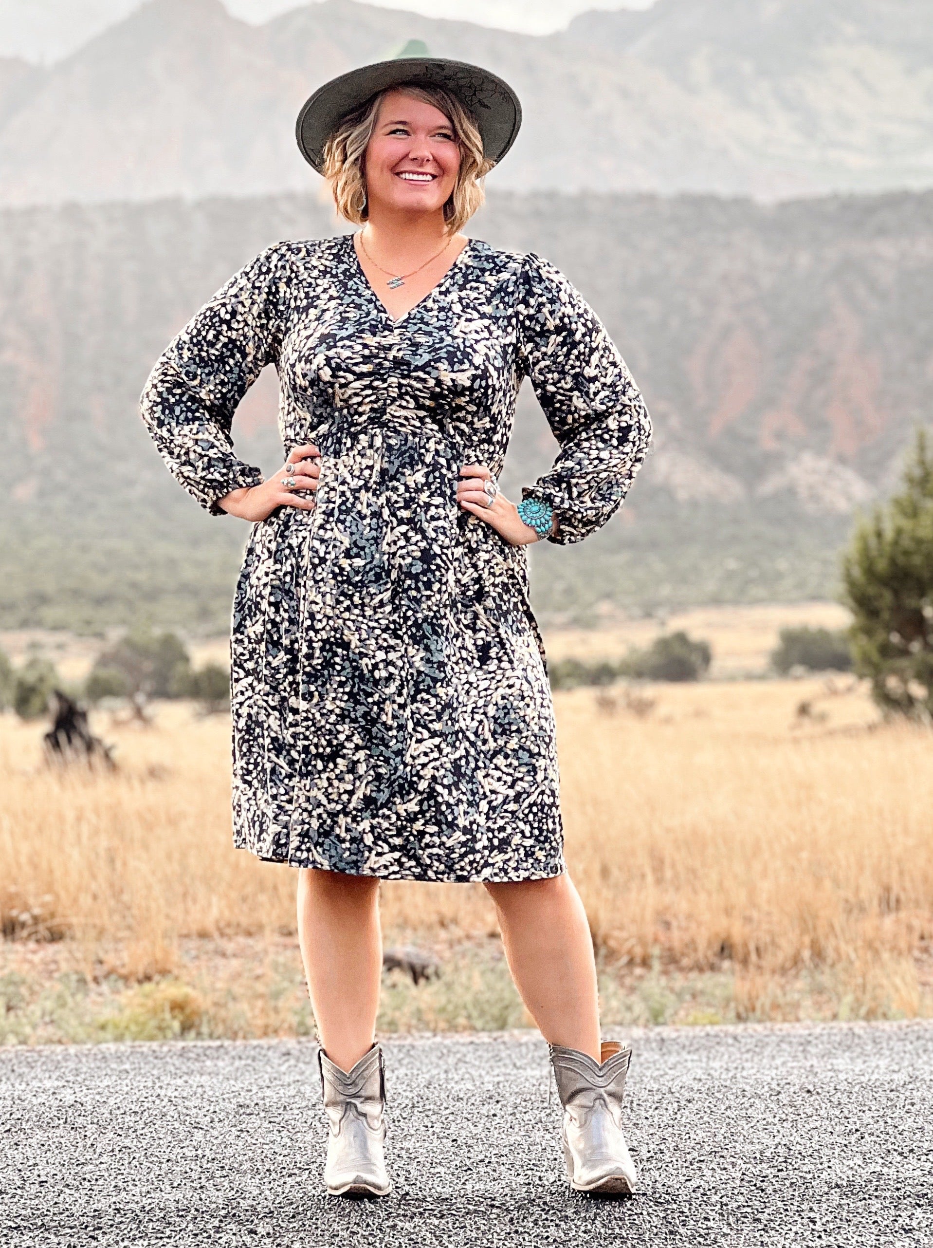 Sage Desert Midi Dress