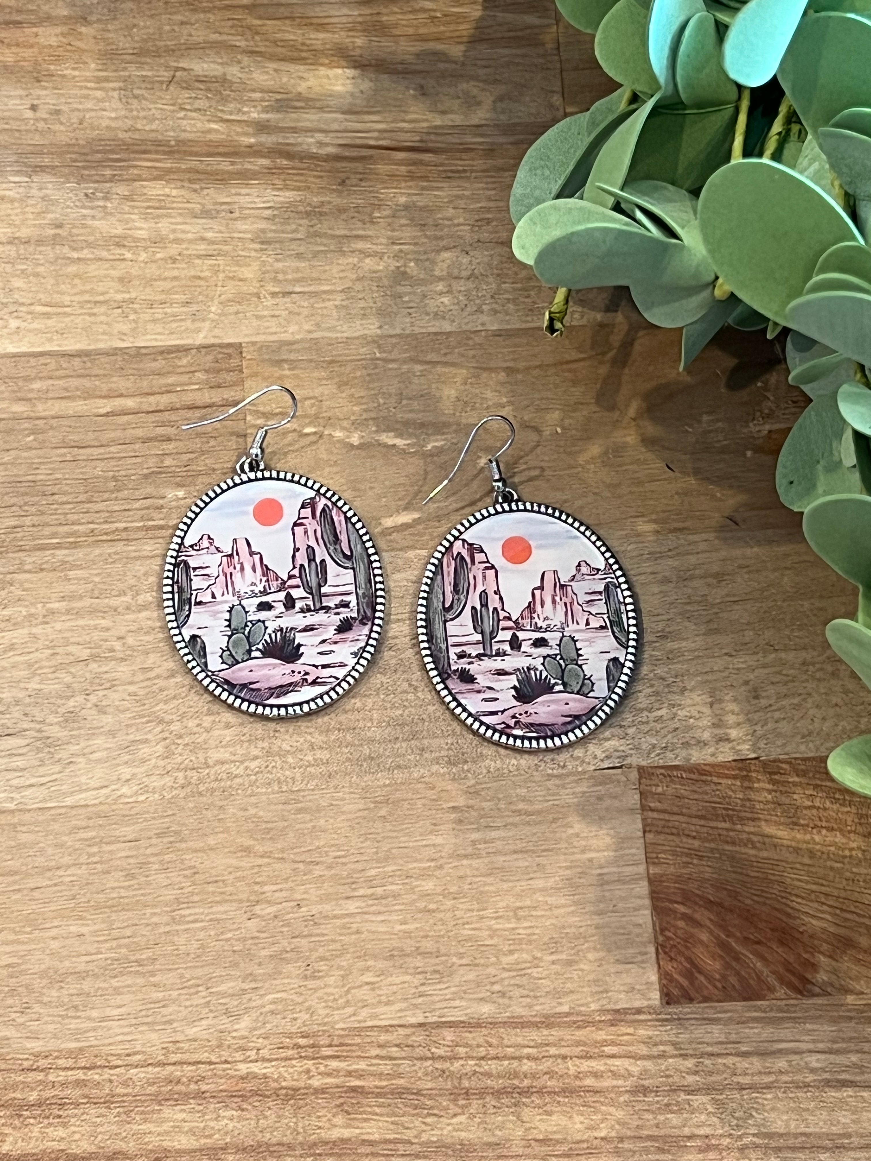 Desert Scene Earrings