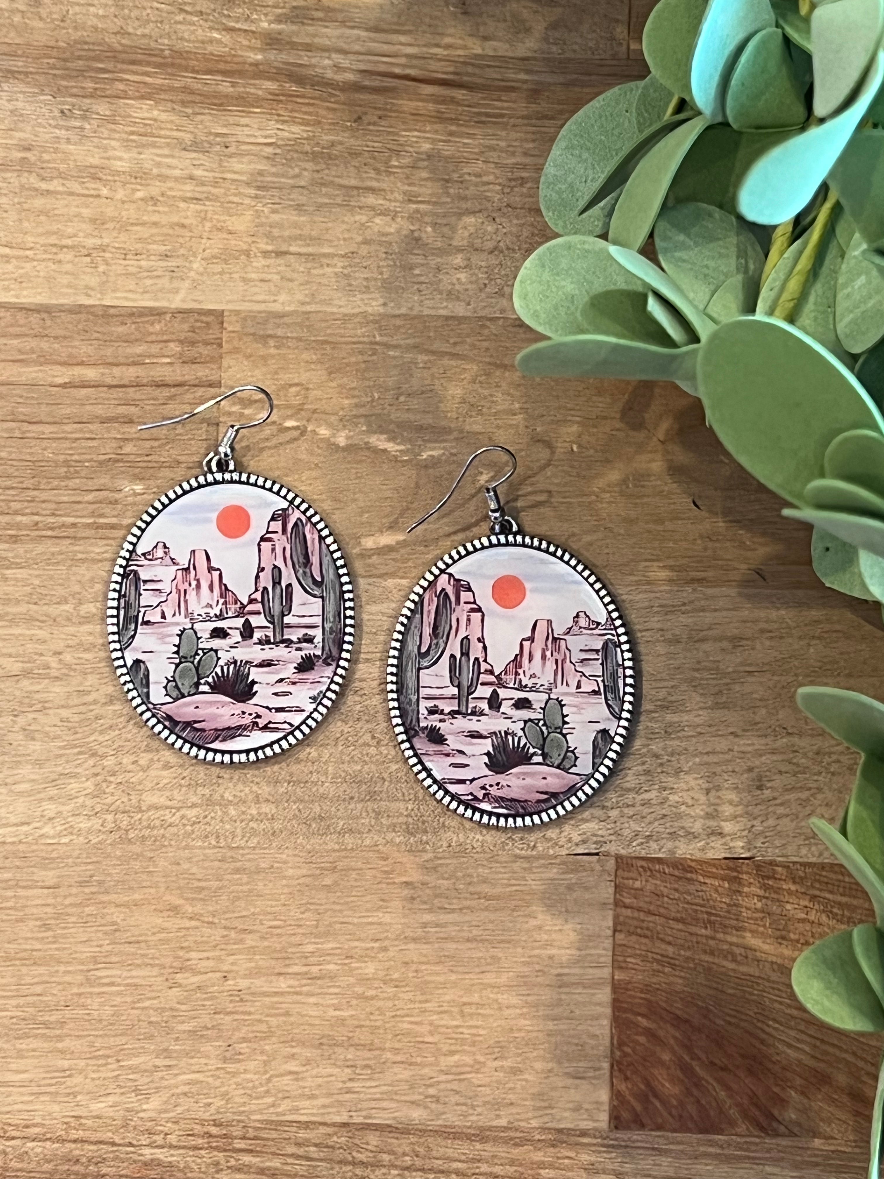 Desert Scene Earrings