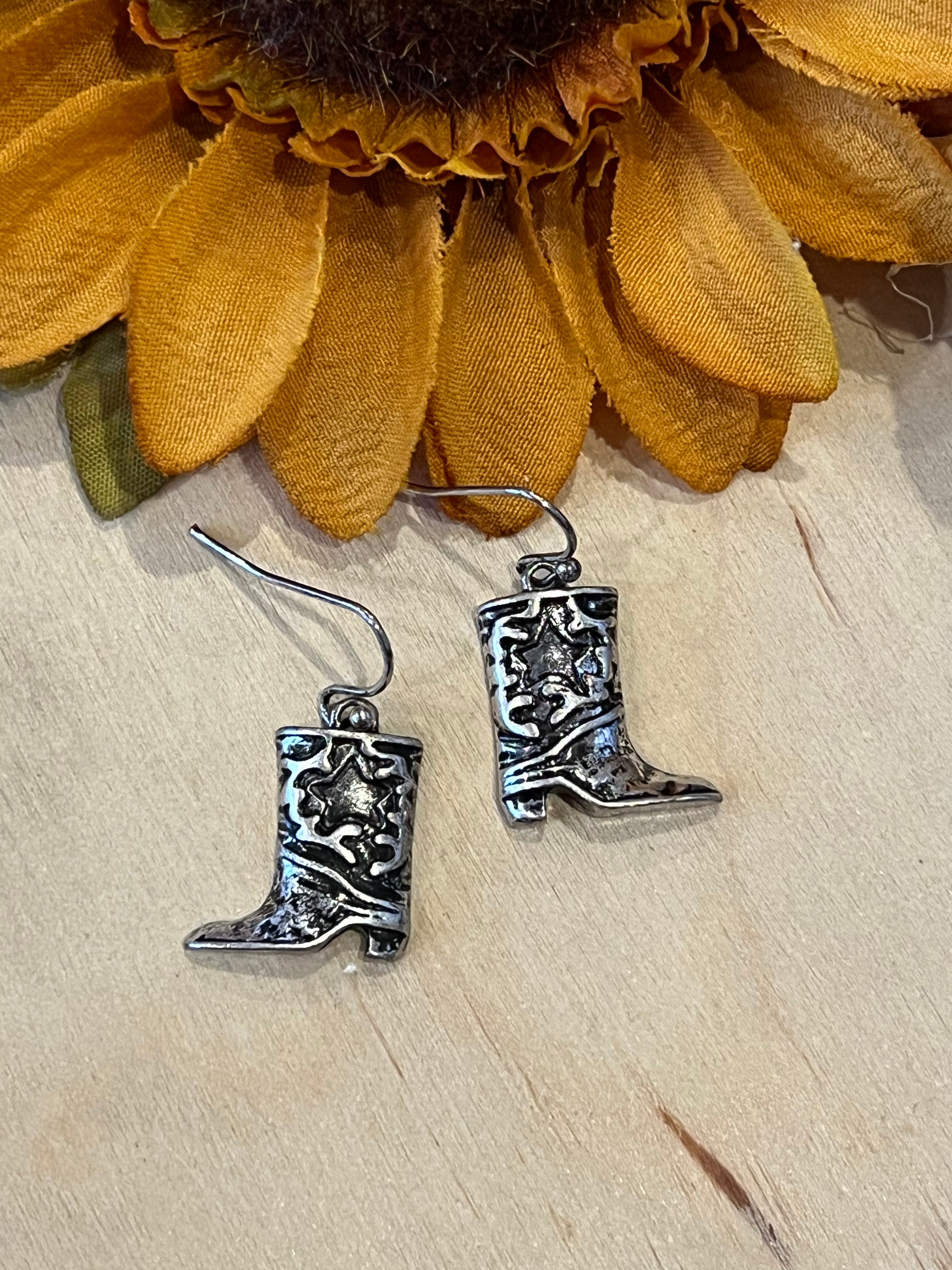 Boot Dangle Earrings