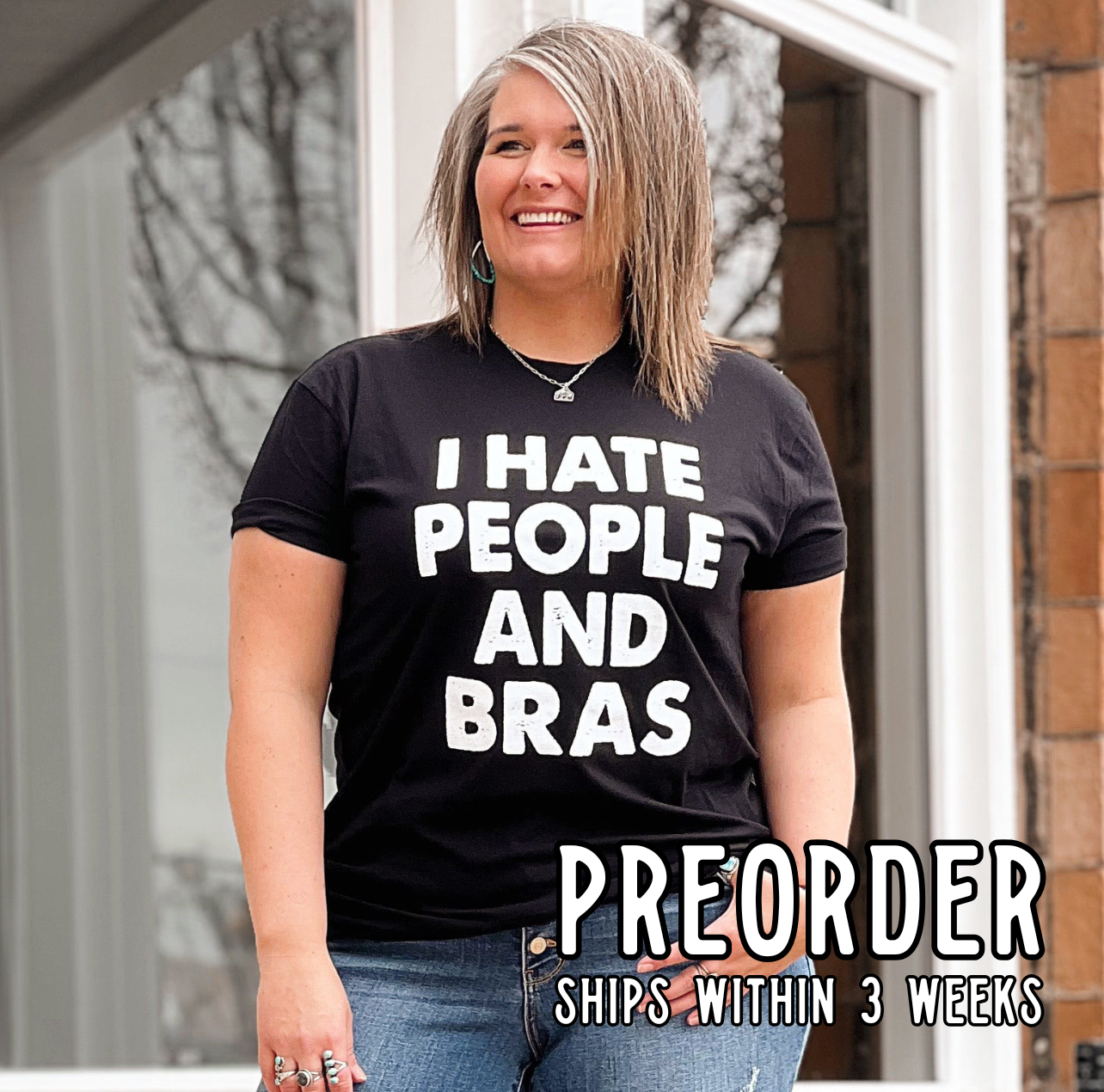 *Preorder* Hate People & Bras Graphic Tee