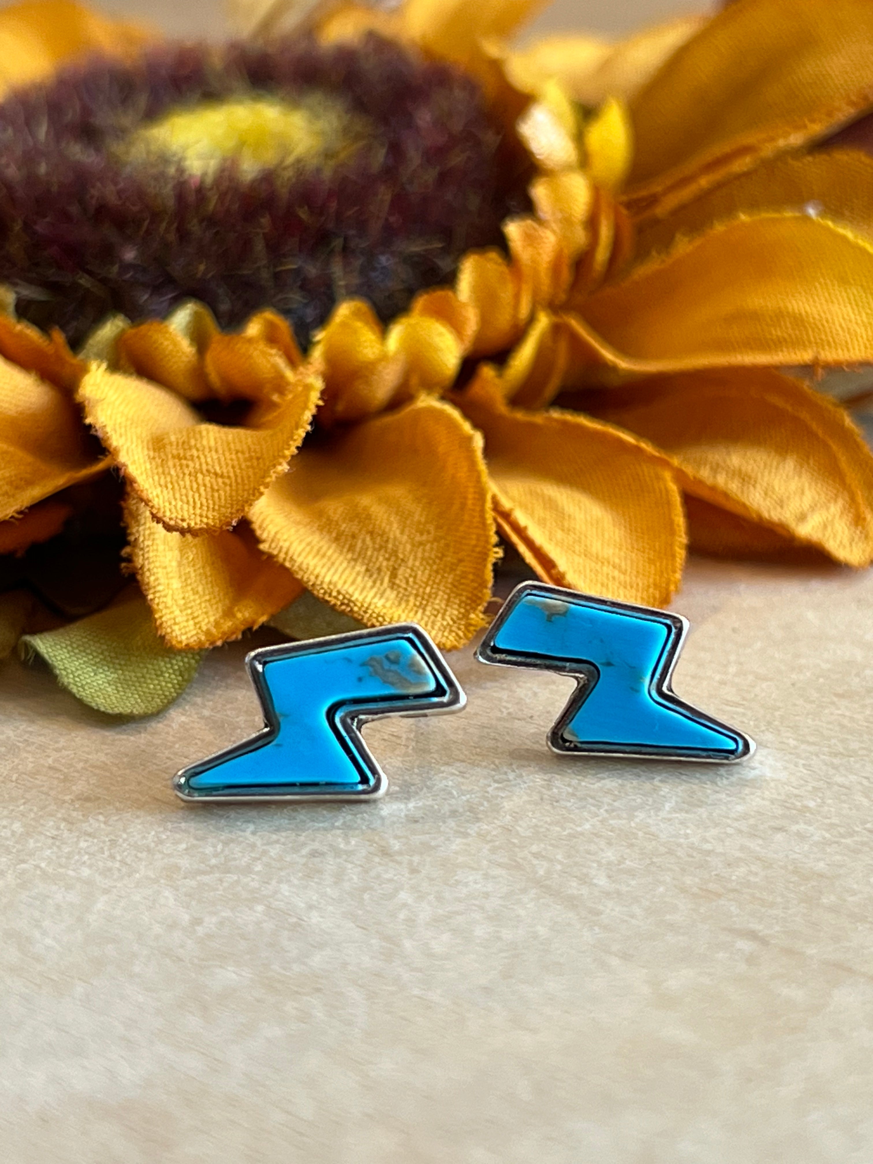 Bolt Stud Earrings