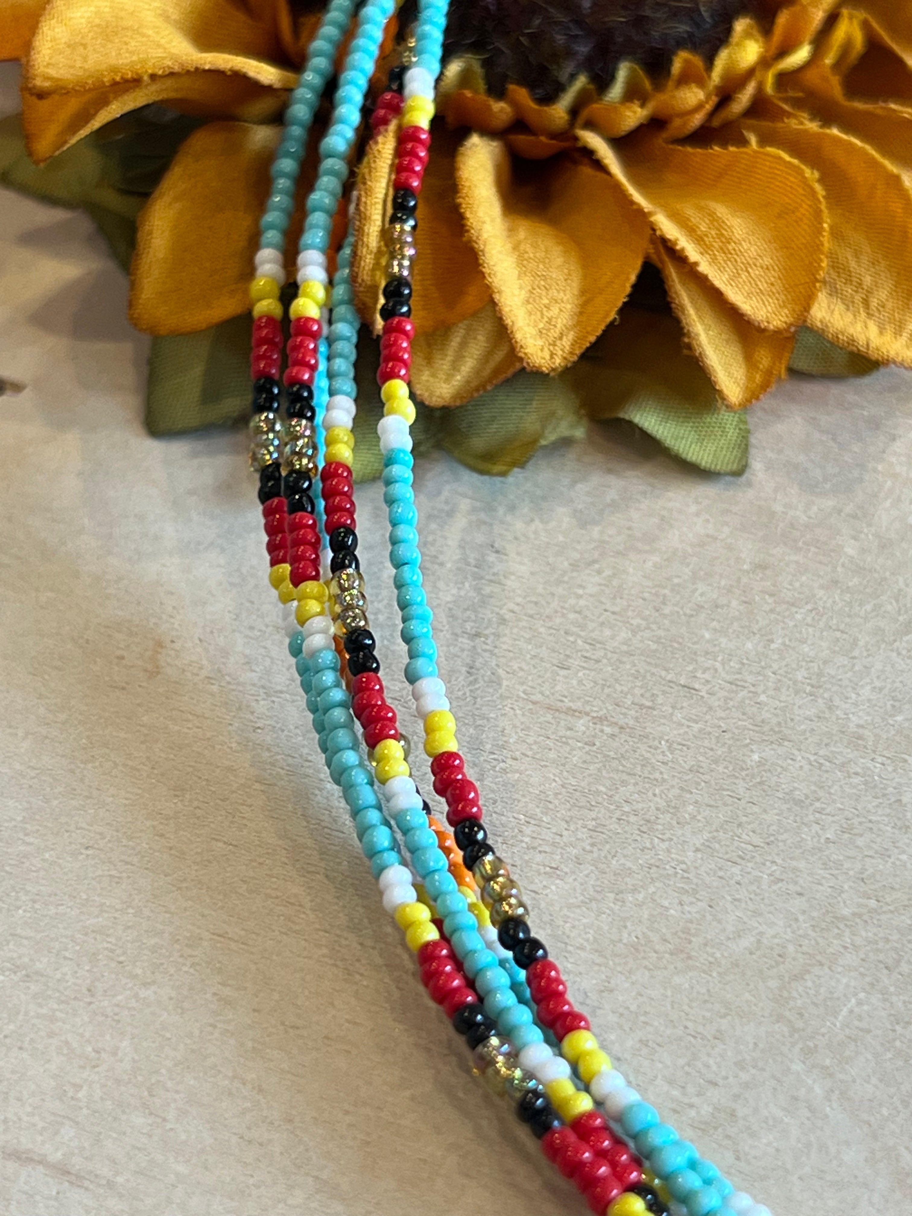 Handmade Layered Bead Necklace