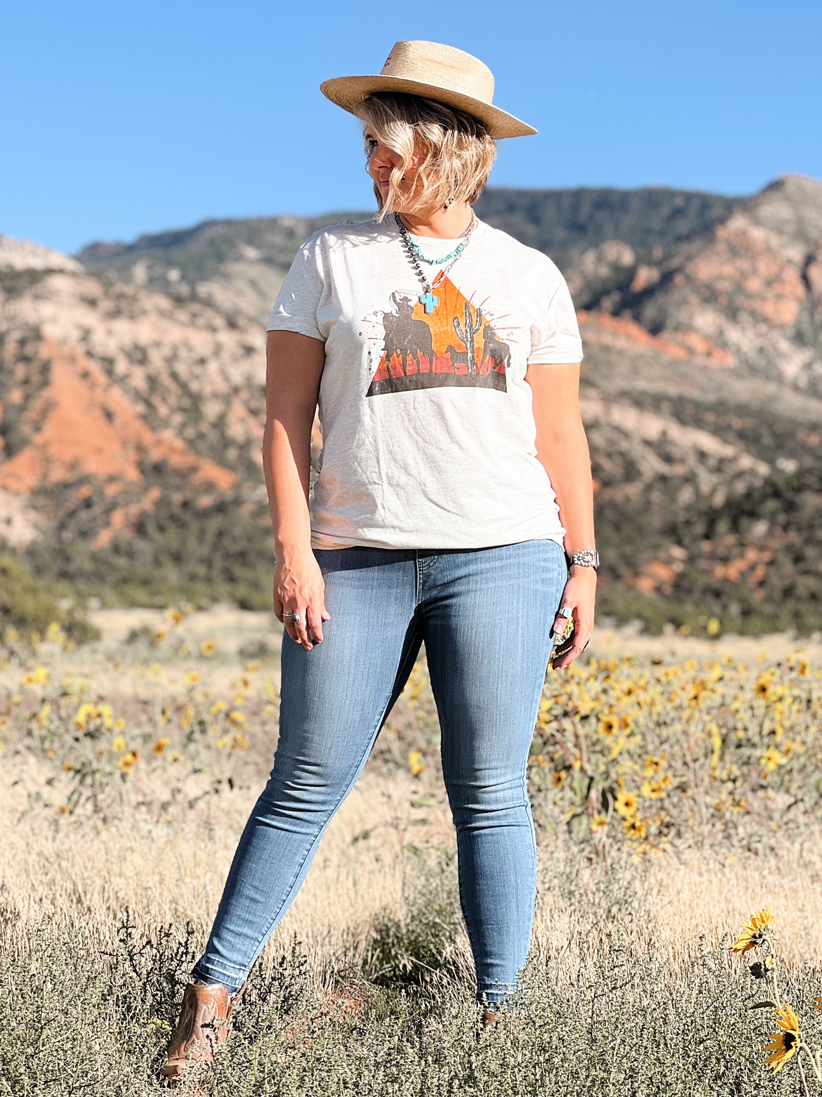 Sunset Rodeo Graphic Tee