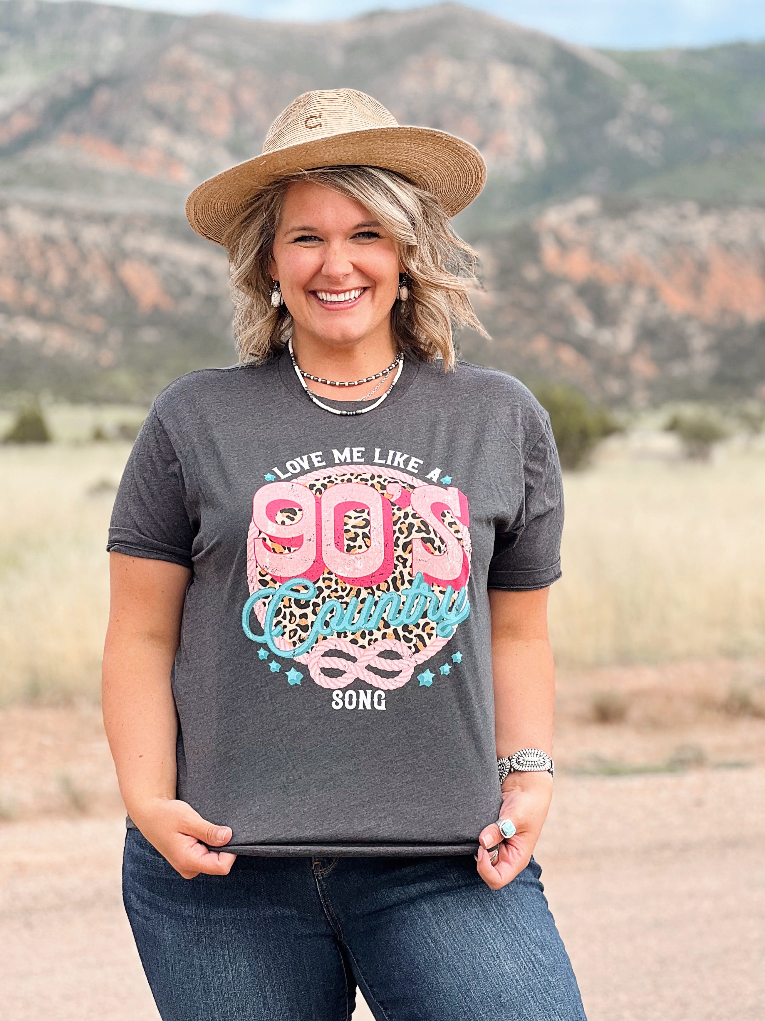 Love Me Like A 90s Country Song Graphic Tee