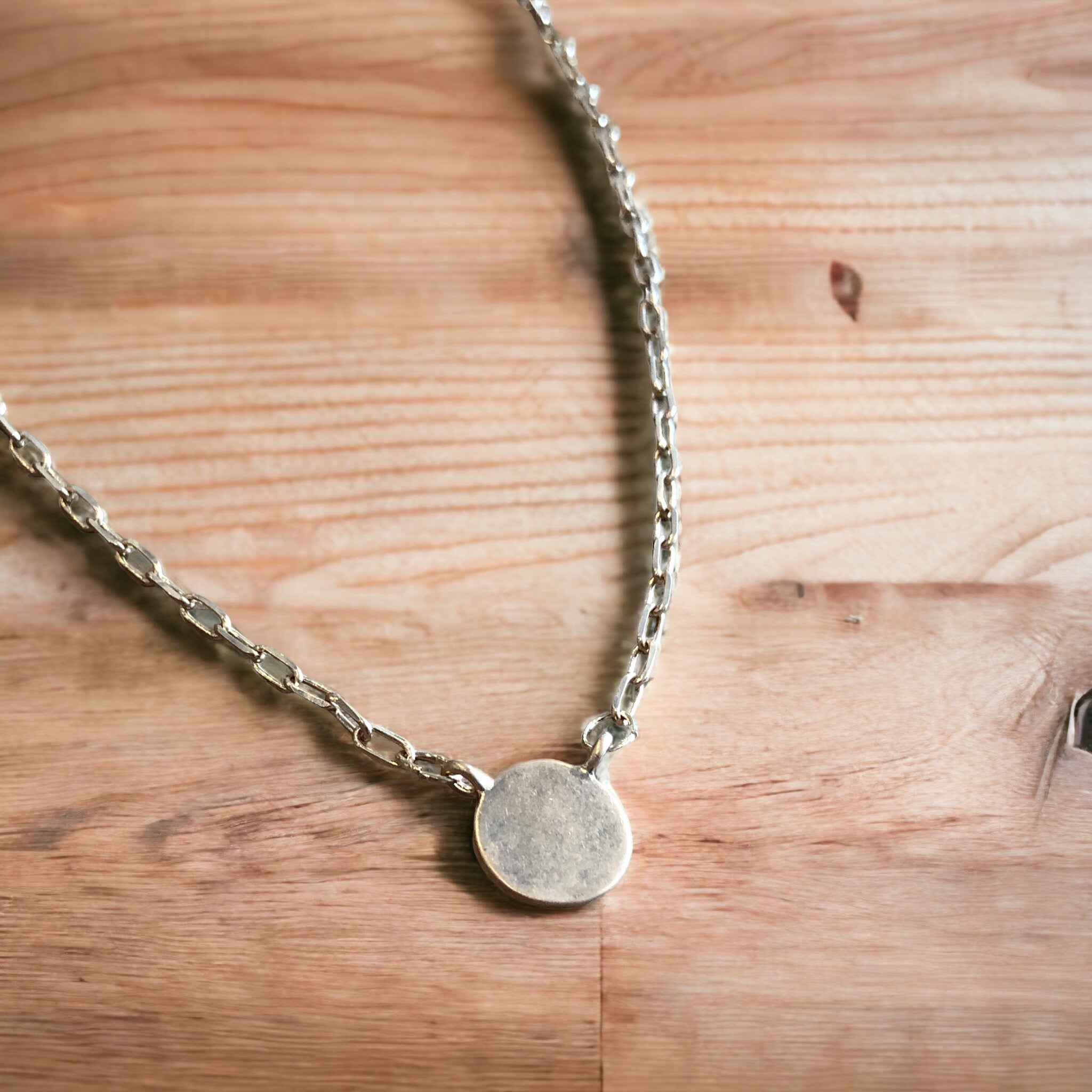 Dainty Circle Chain Necklace