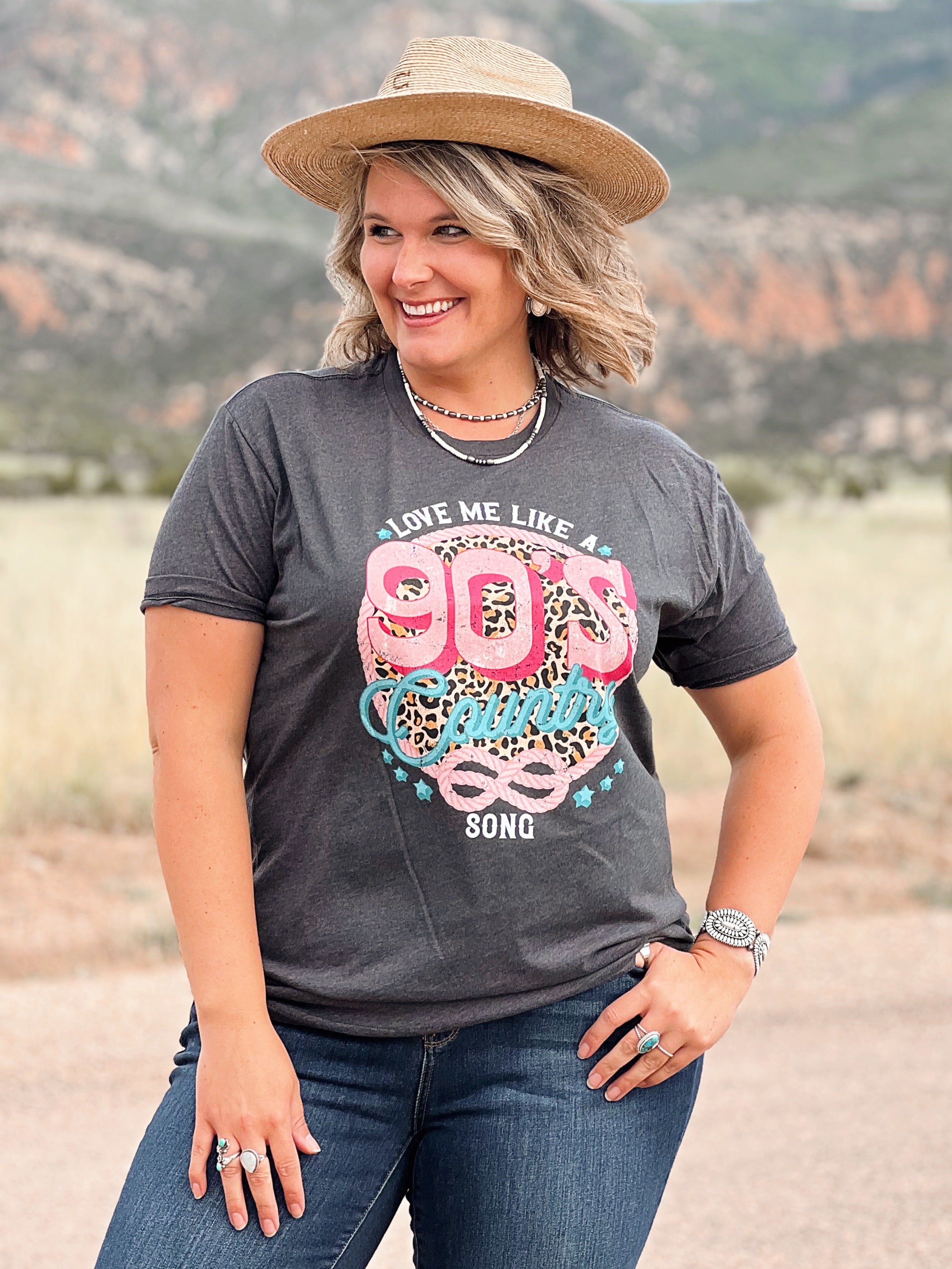 Love Me Like A 90s Country Song Graphic Tee