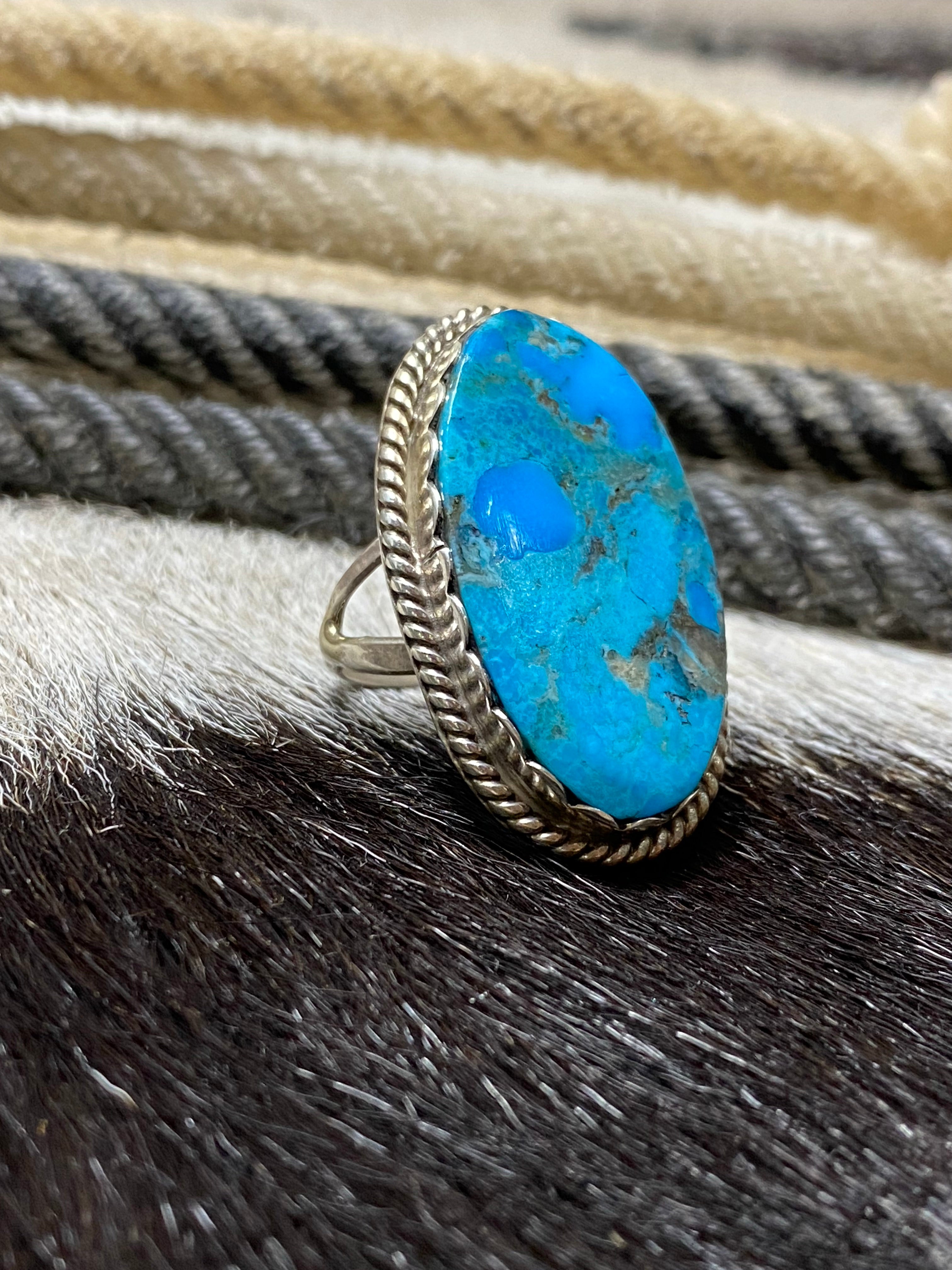 Tantalizing Turquoise Sterling Silver Ring